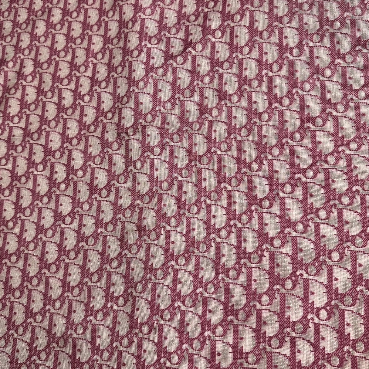Christian Dior(クリスチャンディオール) Old Trotter All-over Pattern Silk Scarf オールド トロッター 総柄 シルク スカーフ レッド