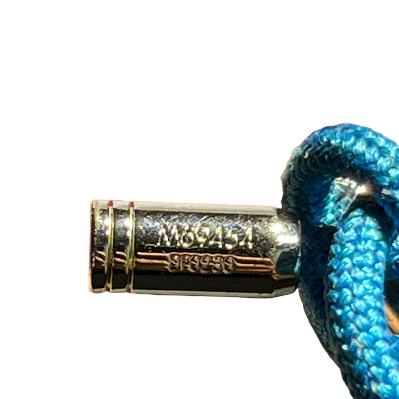 LOUIS VUITTON(ルイヴィトン) コリエ LV インクルージョン ネックレス M69454 シルバー×スカイブルー DP0220