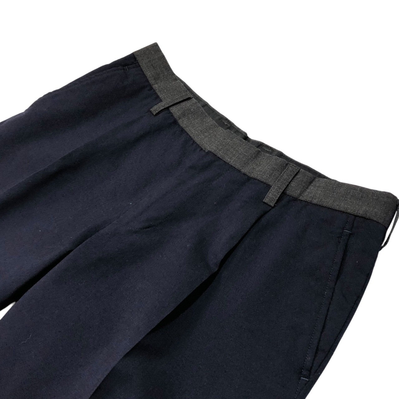 kolor(カラー) 15SS Tapered switching slacks テーパード 切替 スラックス 15SCM-P29120S 1(S程度) ネイビー×グレー