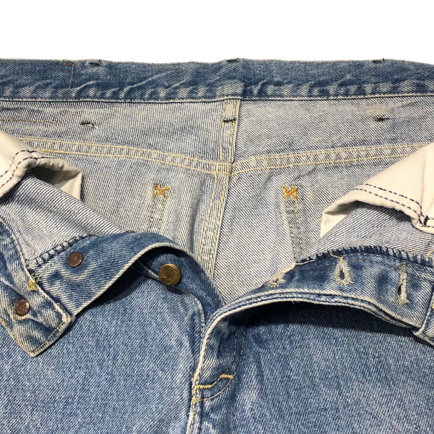 LEE(リー) 70~80's 200vヴィンテージデニムパンツ/裾リメイク 200-0945 W32×L30 ライトインディゴ 70~80年代