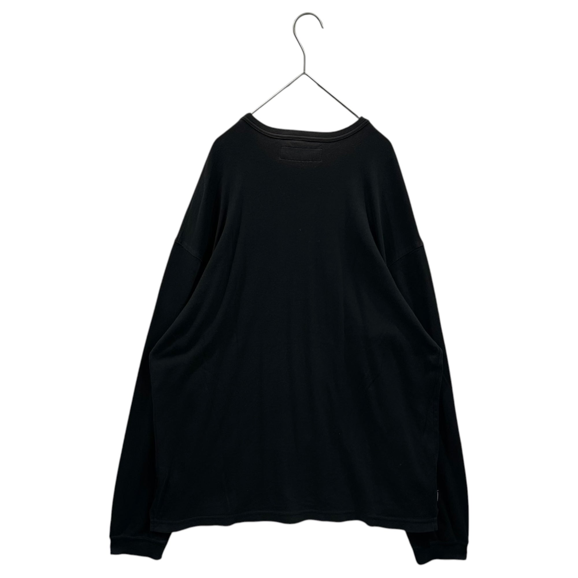 NEIGHBORHOOD(ネイバーフッド) 20ss One-point logo long-sleeved T-shirt ワンポイント ロゴ 長袖 Tシャツ 202lNH-CSM01 S ブラック