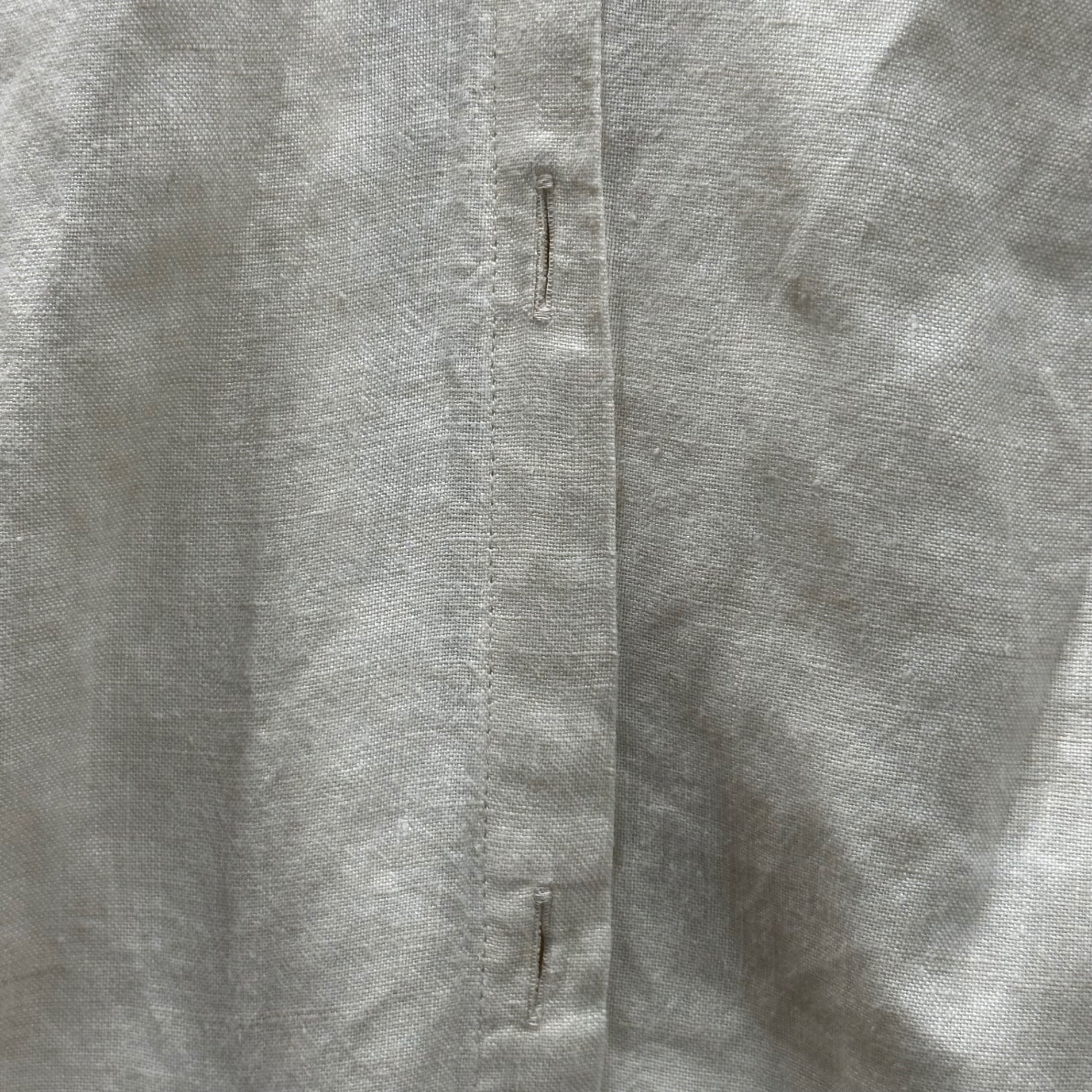 MAGALI(マガリ) 100% Linen Front-Button Dress 100% リネン フロントボタン ワンピース FREE アイボリー