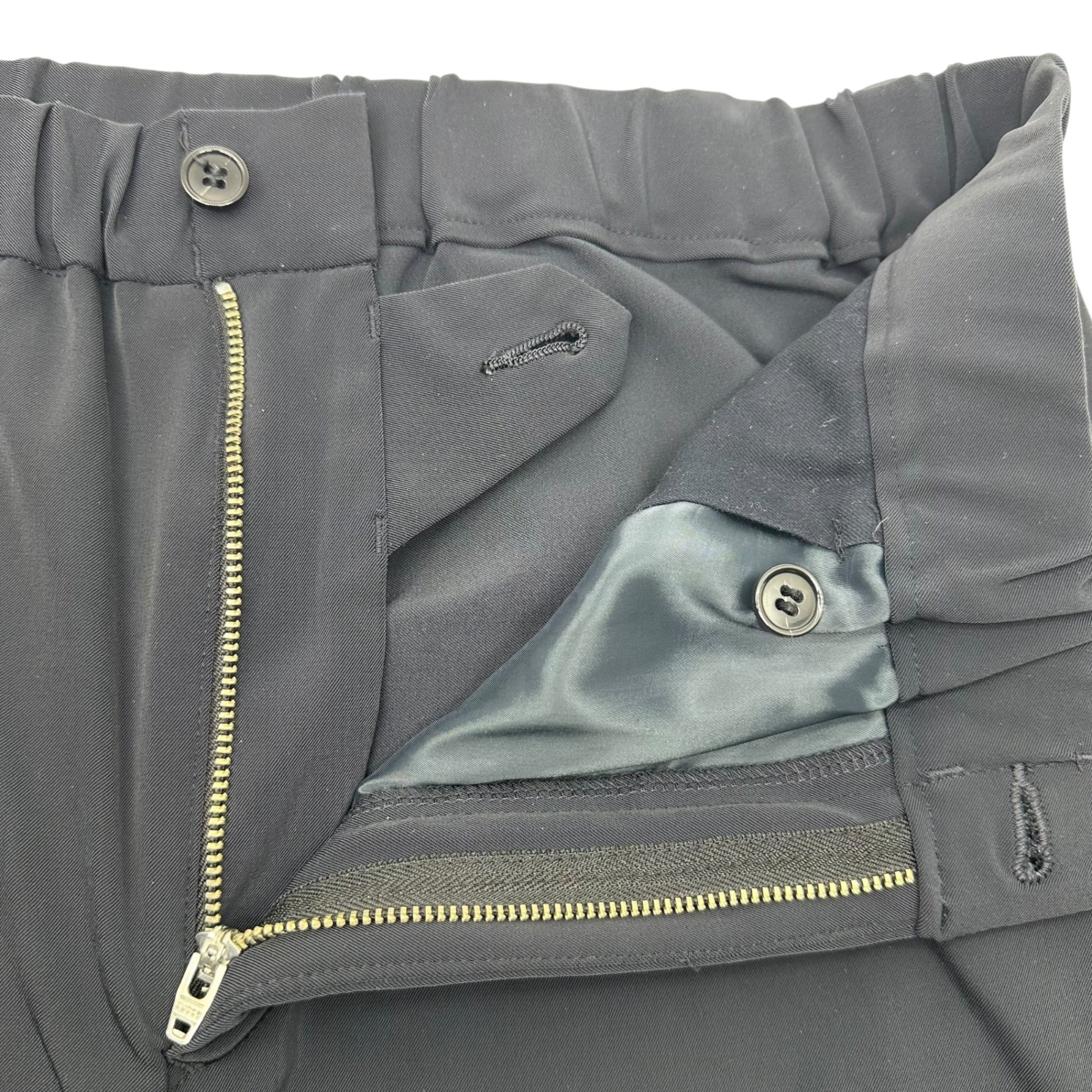 zucca(ズッカ) Nylon tapered pants ナイロン テーパード パンツ CZ94FF547 L ネイビー スラックス