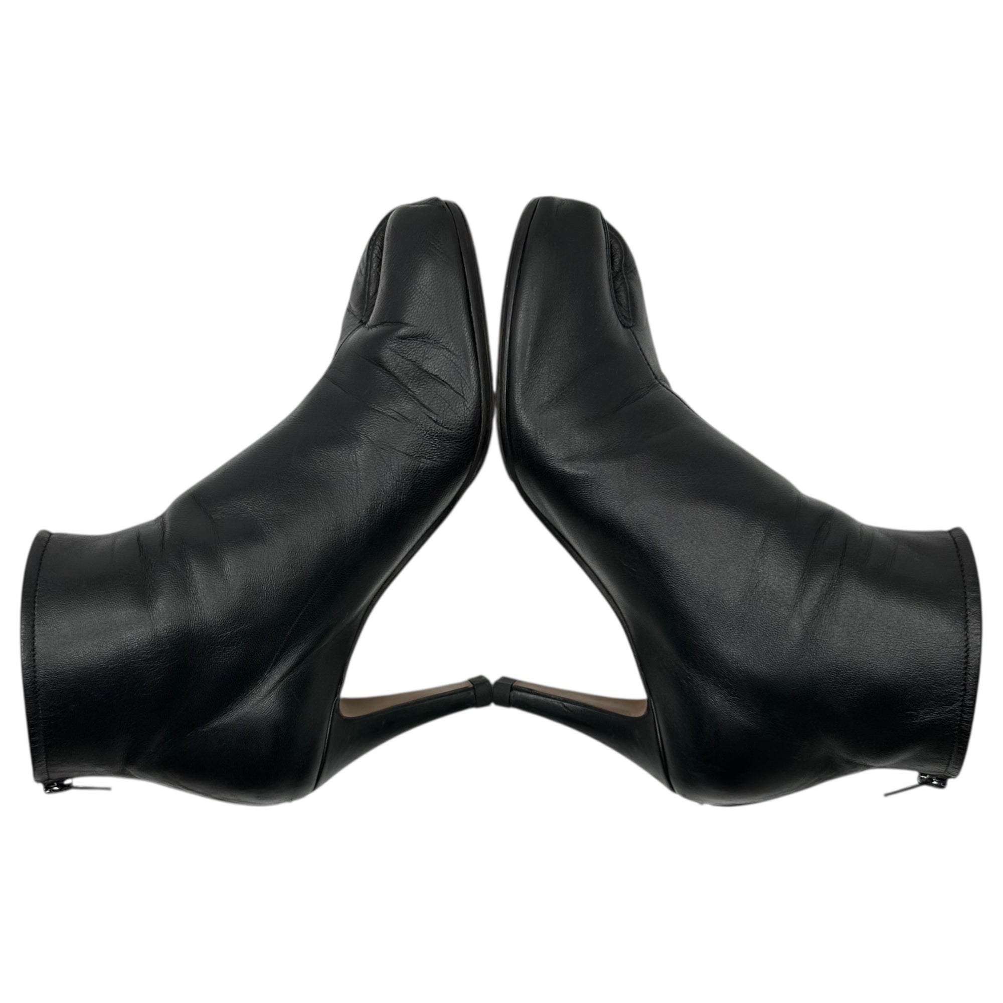 MAISON MARGIELA(メゾンマルジェラ) 19AW TABI STILETTO ANKLE BOOTS 足袋 ピン ヒール アンクル ブーツ S58WU0272 37(23.5~24.cm程度) ブラック 箱付属 タビ