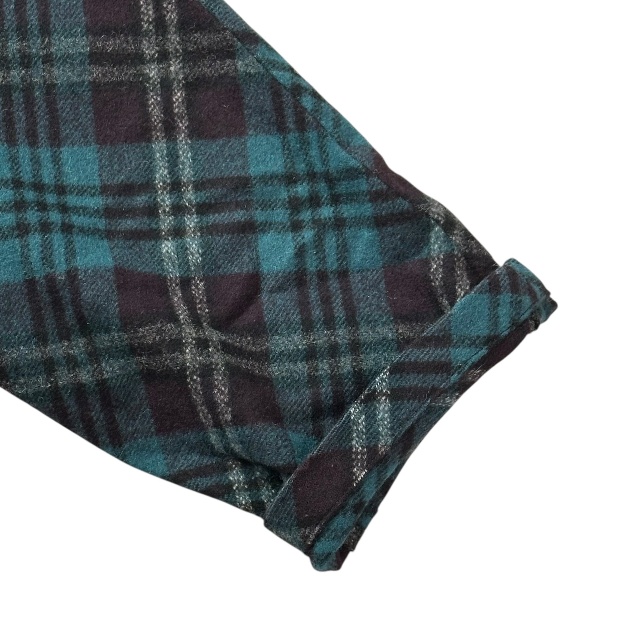 COMME des GARCONS HOMME PLUS EVER GREEN(コムデギャルソンオムプリュスエバーグリーン) 06AW Tartan check wool pants タータン チェック ウール パンツ PR-P213 SS ブルー×ブラック 1998年AW復刻