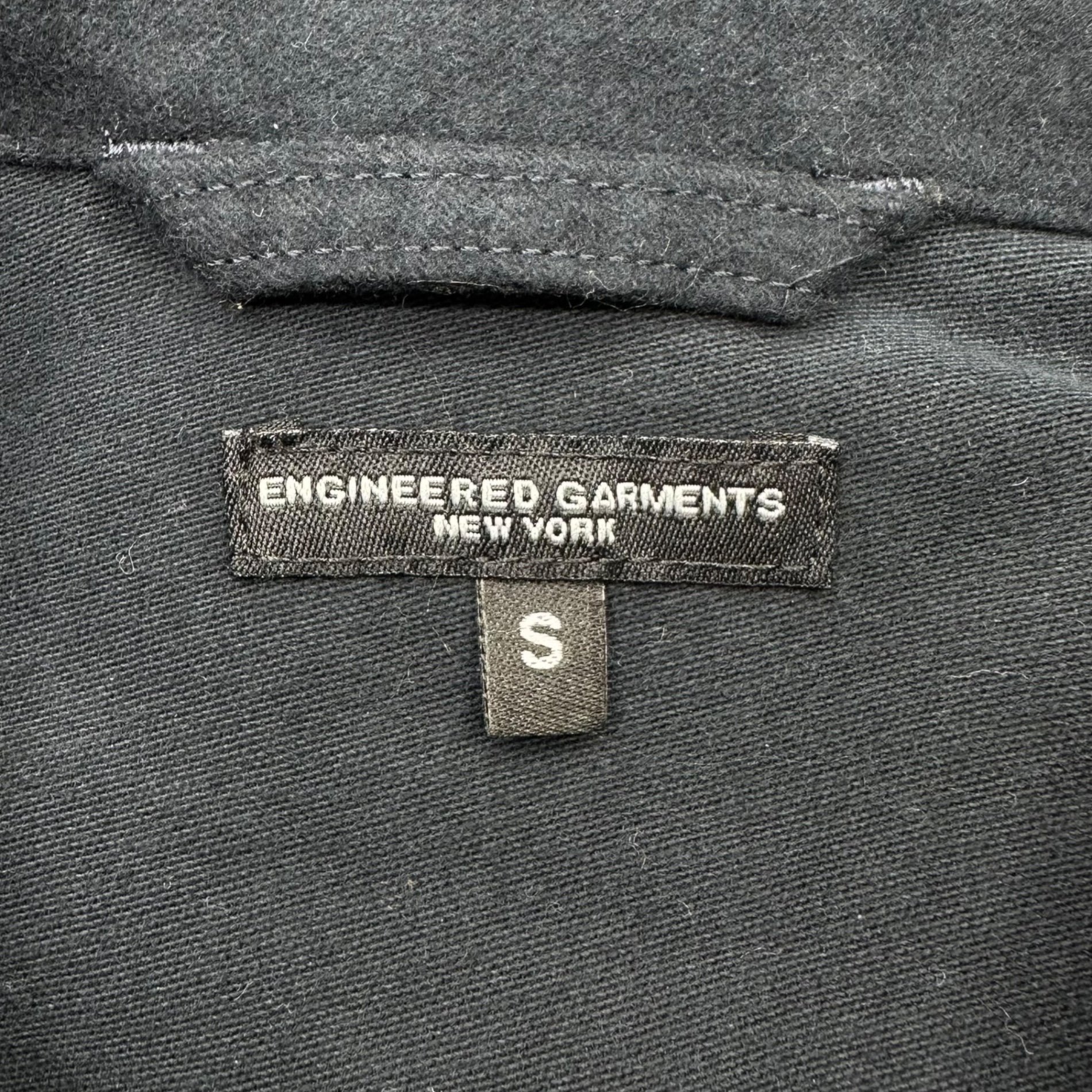 Engineered Garments(エンジニアードガーメンツ) BENSON JACKET MOLESKIN コットン モールスキン ベンソン ジャケット S ブラック
