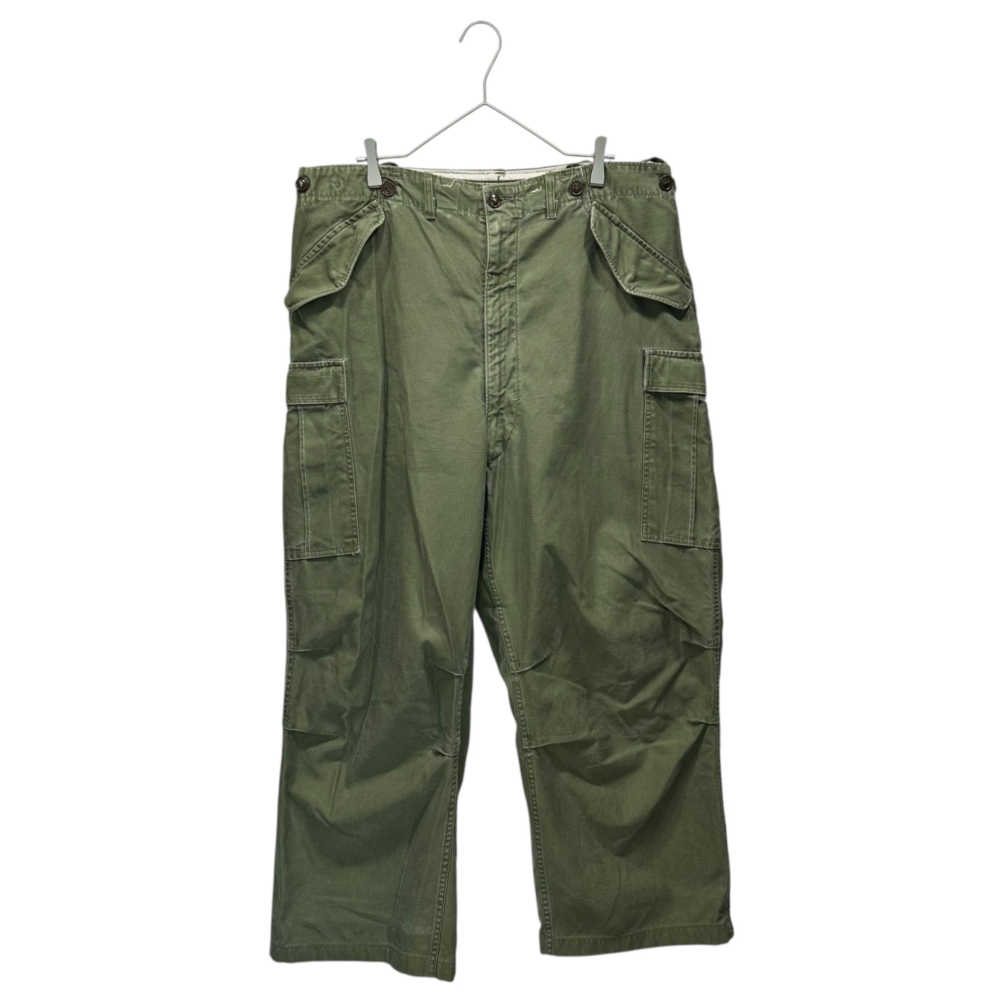 US ARMY(アメリカ軍) 50’s M-51 field pants PRENTICE zip 初期 フィールド カーゴ パンツ LONG-LARGE オリーブ 1952年 PRENTICEブラス 50年代 ヴィンテージ ミリタリー