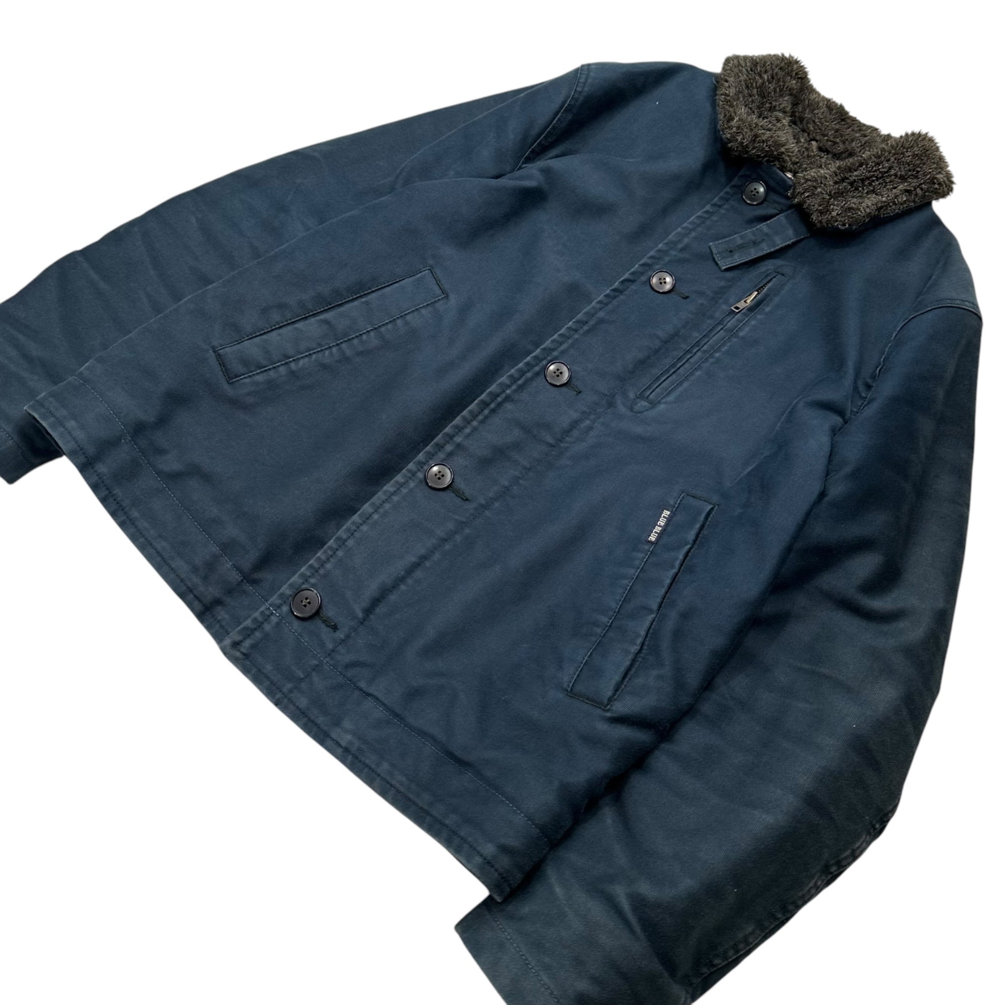 BLUE BLUE(ブルーブルー) German Cloth Craftsman Deck Jacket ジャーマン クロス デッキ ジャケット 700050-339 JK1168 ネイビー