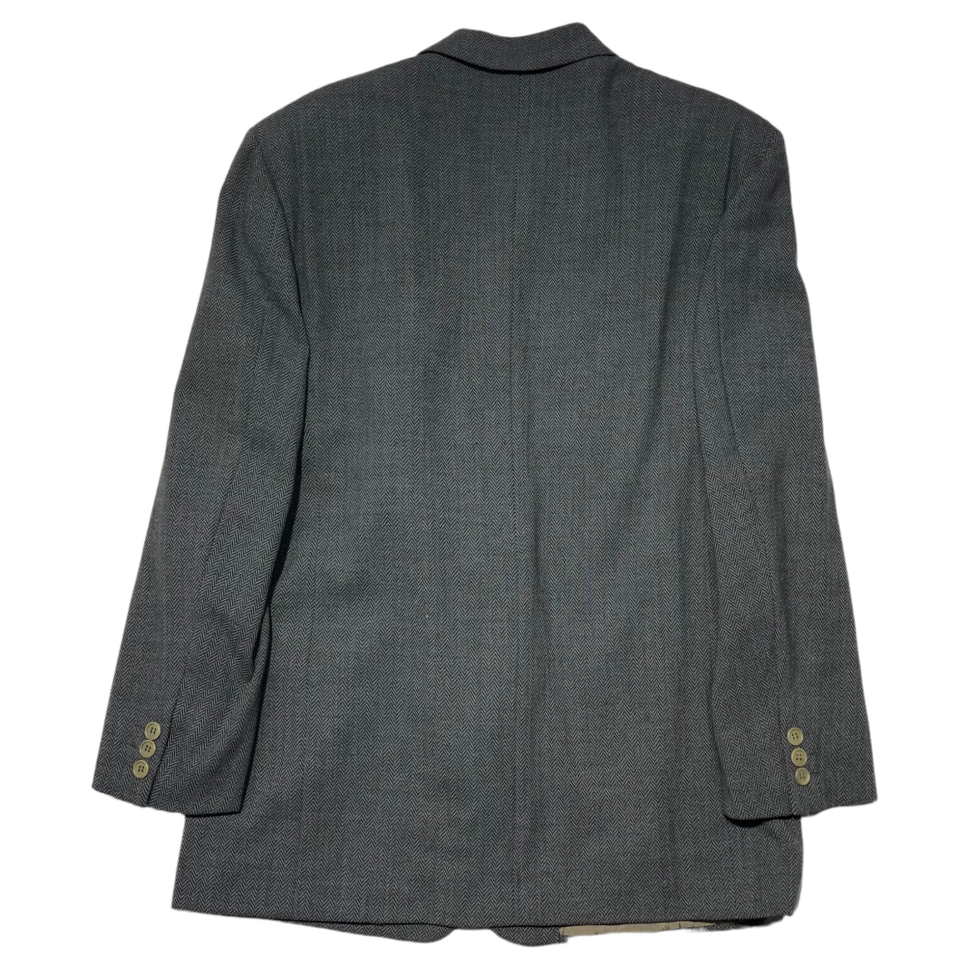 GIORGIO ARMANI(ジョルジオアルマーニ) 80's ~ 90's herringbone setup suit ヘリンボーン セットアップ スーツ 52(XL程度) グレー テーラード スラックス