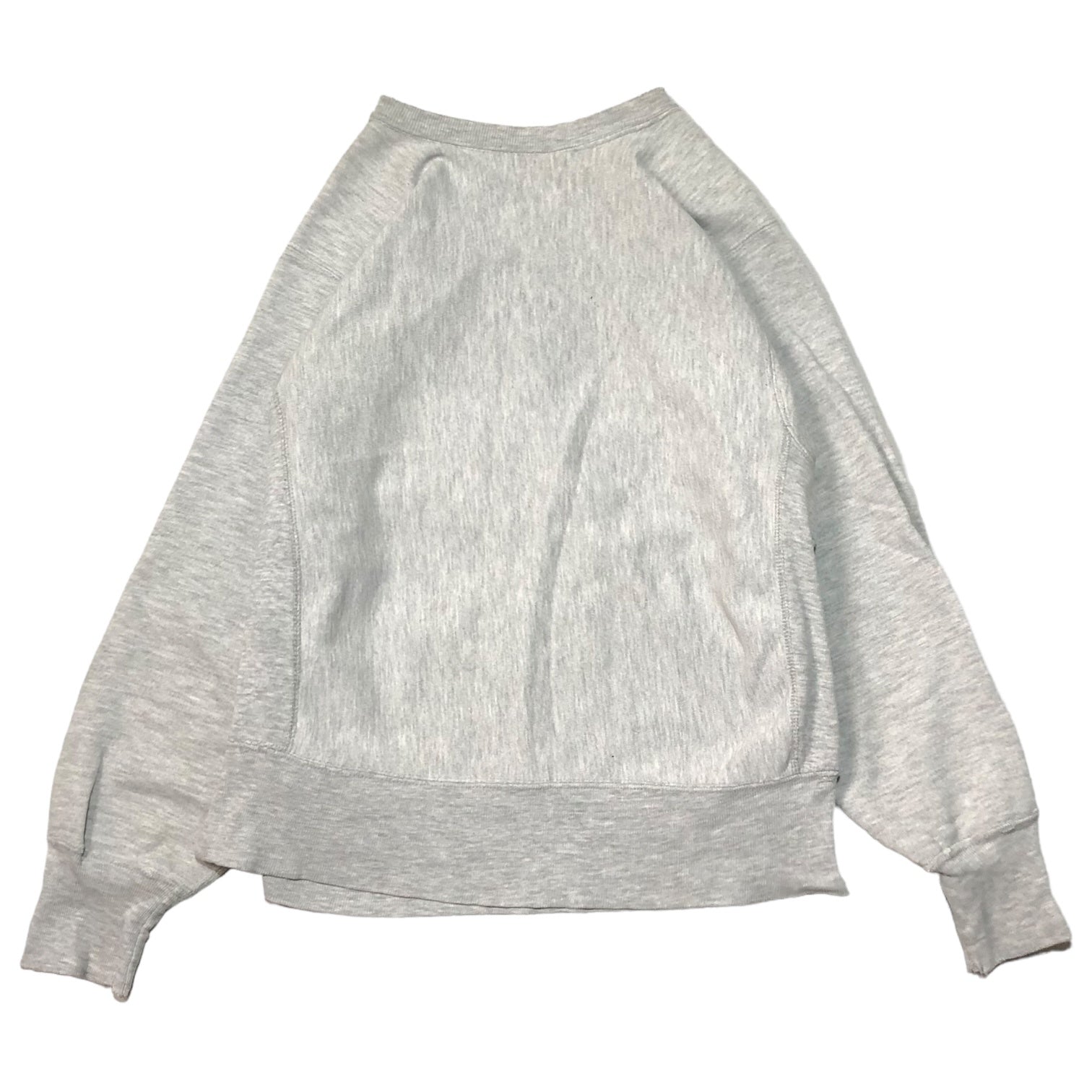 Champion(チャンピオン) 80's "UNIVERSITY NORTH DAKOTA" reverse weave リバースウィーブ スウェット カレッジ 3段 プリント M ライトグレー×グリーン 80年代 トリコタグ USA製