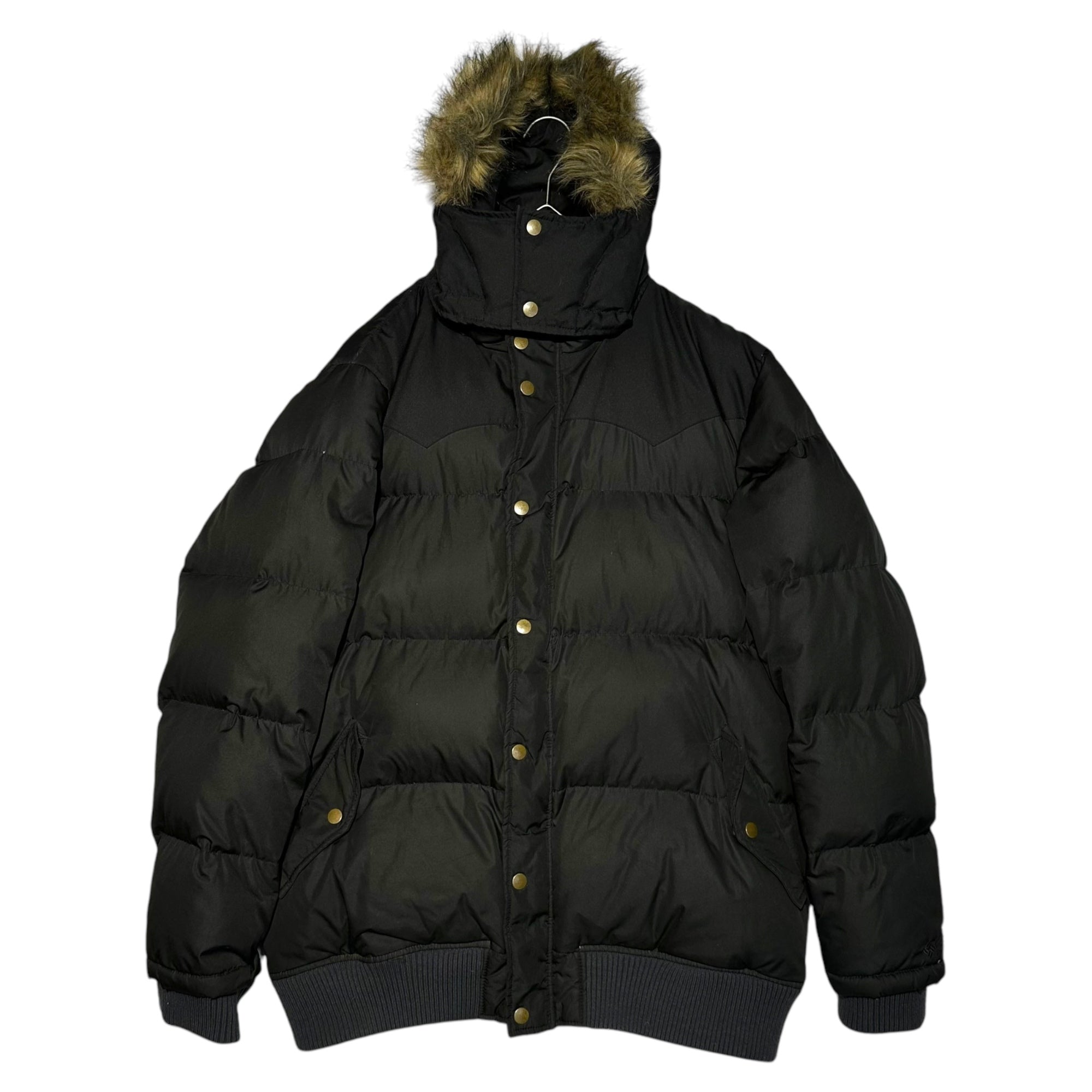 Columbia(コロンビア) Fur Embellished Western York Down Jacket ファー装飾 ウエスタンヨーク ダウン ジャケット F6 PM5151 L ブラック