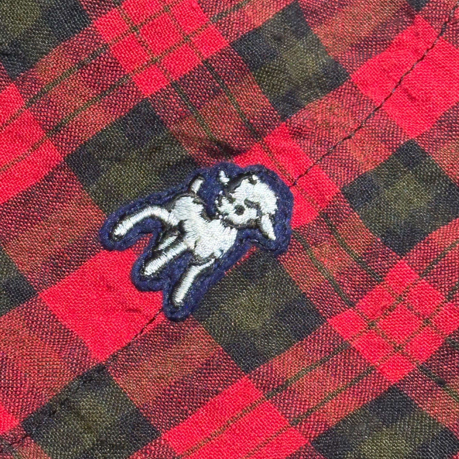 the Shepherd UNDERCOVER(ザ シェパード アンダーカバー) 25SS Check Linen Zip-Up Blouson チェック リネン ジップアップ ブルゾン US1E9201 4(L程度) レッド 参考定価82,500円+税(税込)