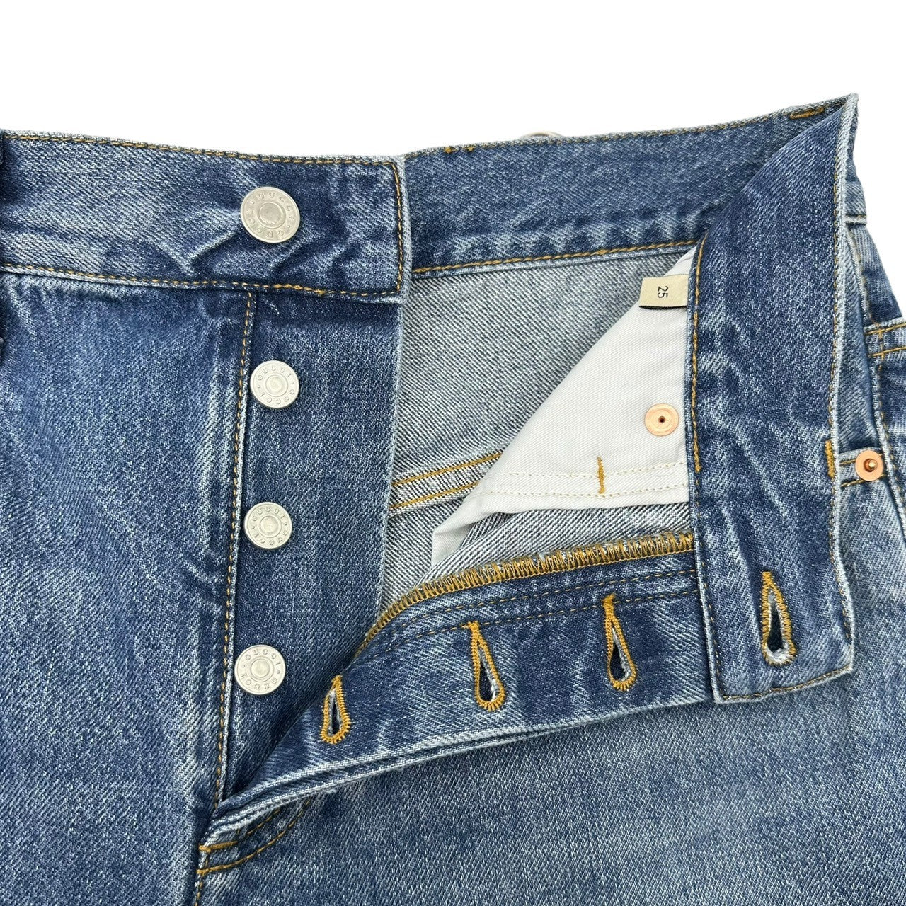 GUCCI(グッチ) 24SS Horsebit Denim Pants ホースビット デニム パンツ 760028 25(実寸78cm W30程度) ライトインディゴ ストレート