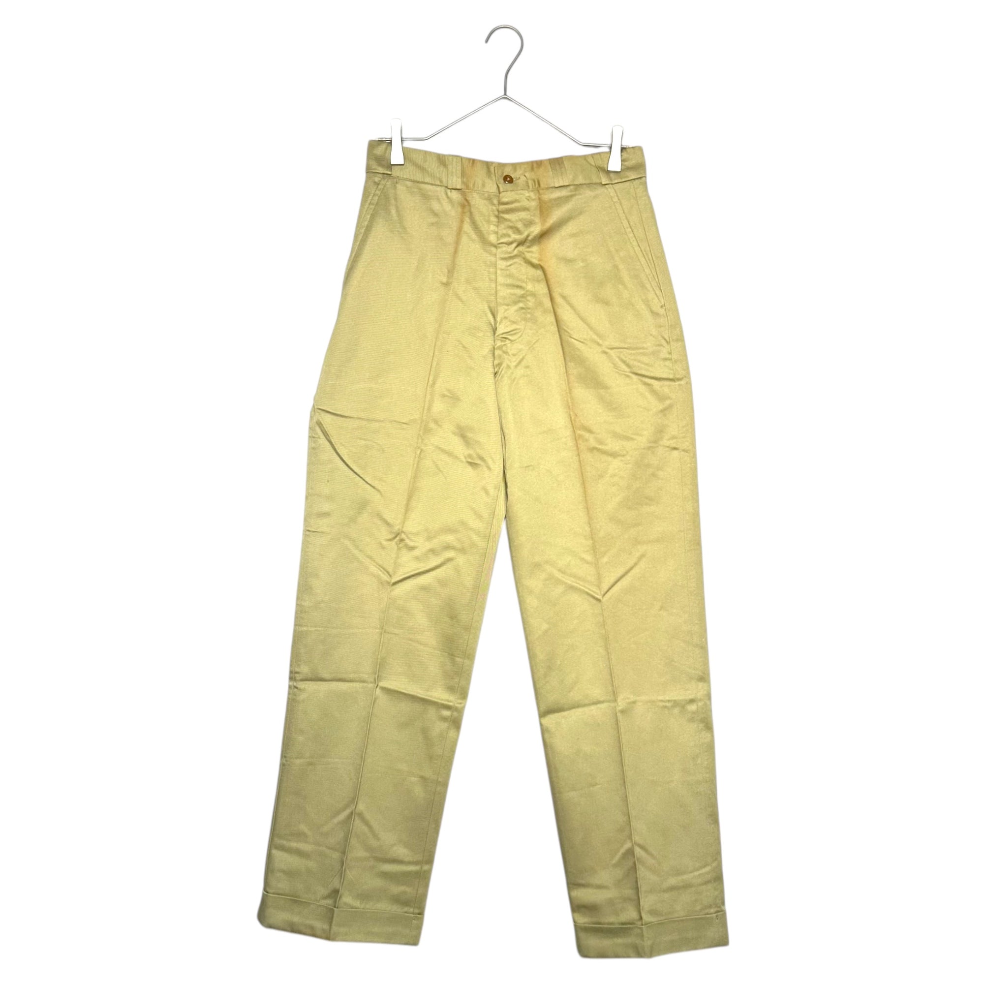 GALEY & LORD(ゲイリーアンドロード) 60's CRAMERTON ARMY CLOTH クレーマートン アーミー クロス チノ パンツ 30/30 ベージュ 60年代 ヴィンテージ チノパン