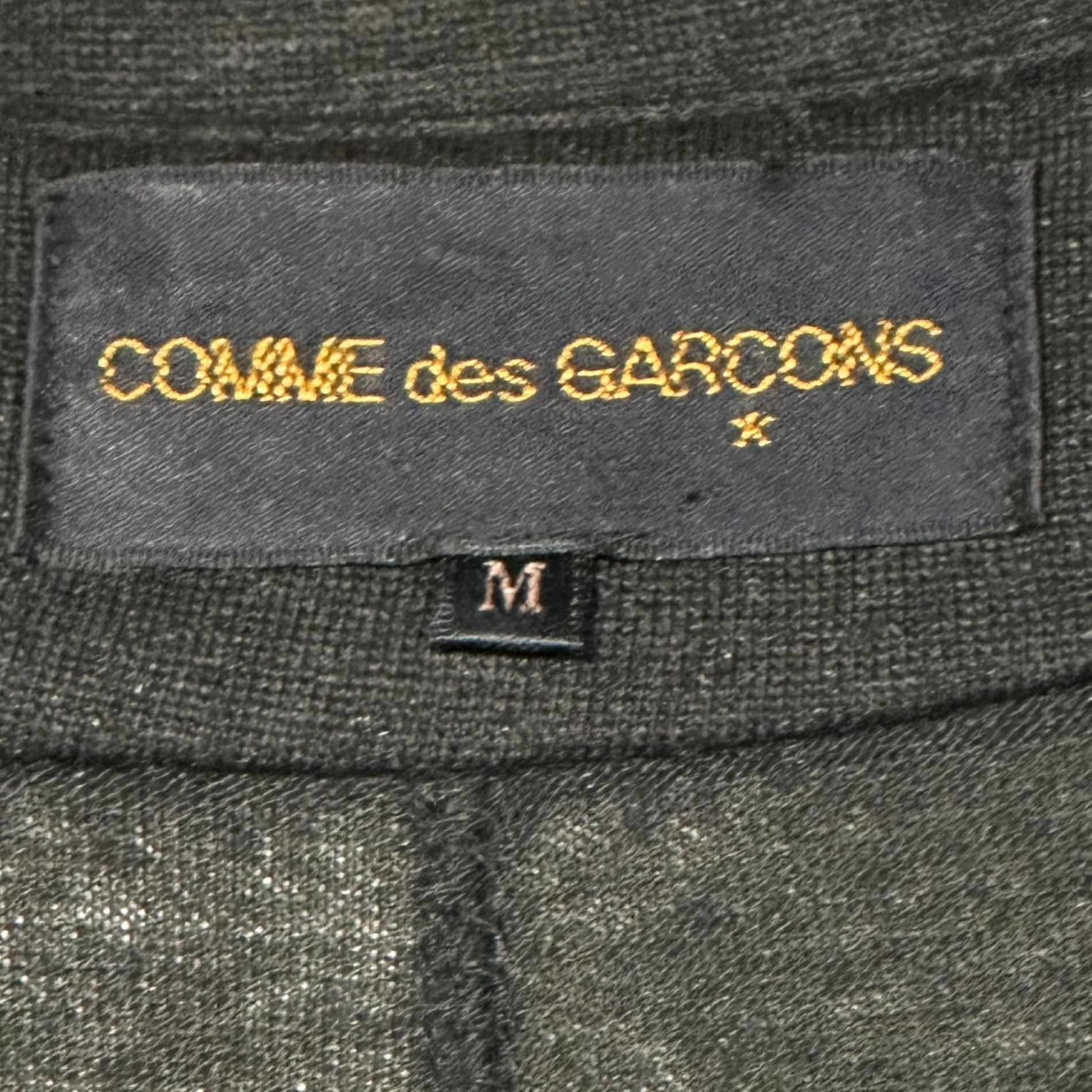 COMME des GARCONS(コムデギャルソン) 1986AW "automne-hiver 86-87" Original Stuff Coat オリジナル スタッフ コート M ブラック 80's 80年代 アーカイブ ステンカラー