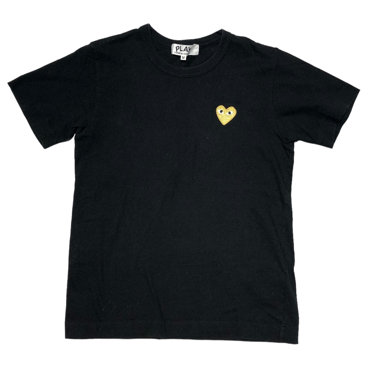 PLAY COMME des GARCONS(プレイコムデギャルソン) Gold Heart T-Shirt 