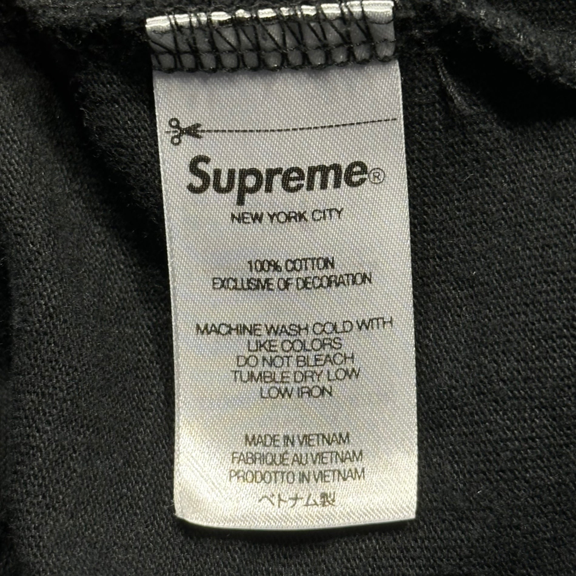 SUPREME(シュプリーム) 22SS S/S Pocket Tee 半袖 ポケット Tシャツ L ブラック