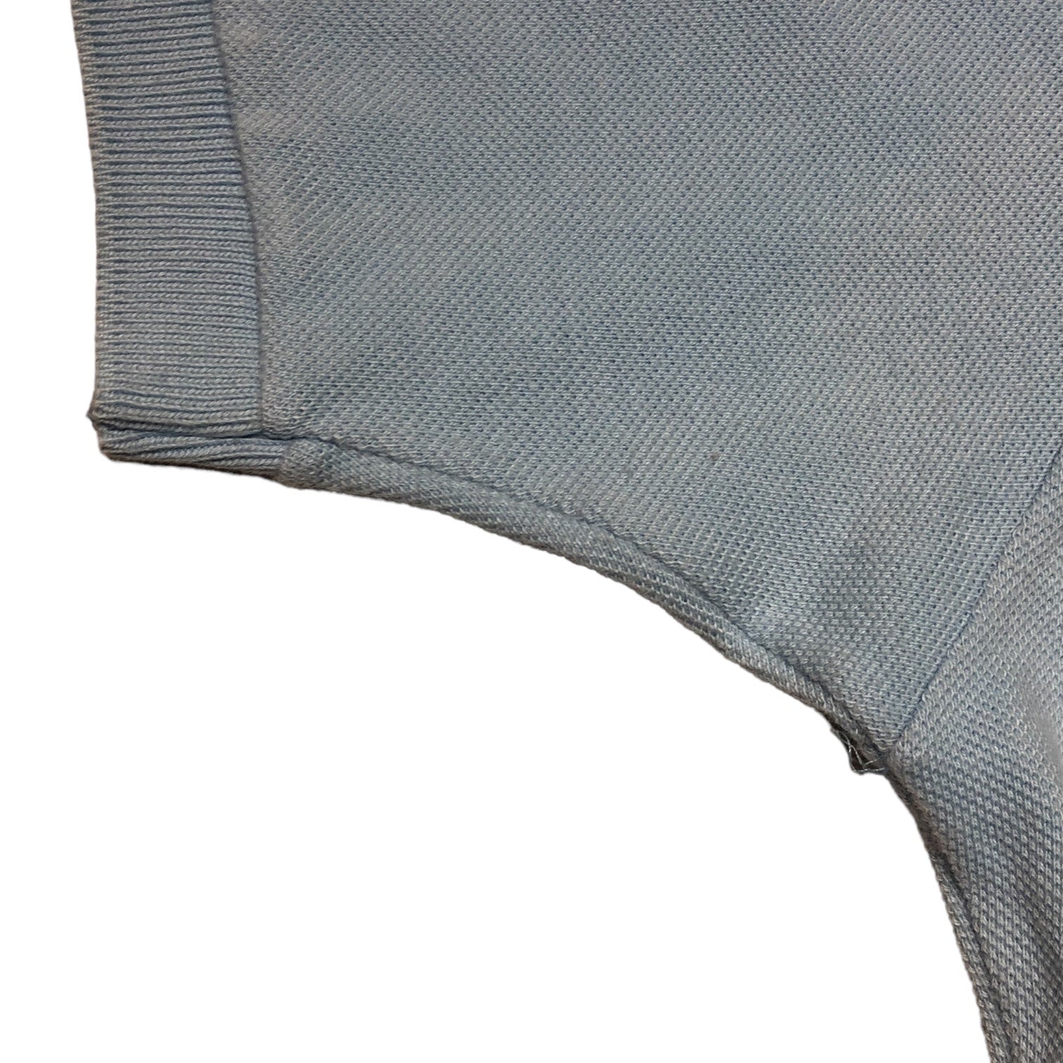 FRED PERRY(フレッドペリー) 80'sロゴ刺繍ポロシャツ 40(Sサイズ程度) ブルー イングランド製