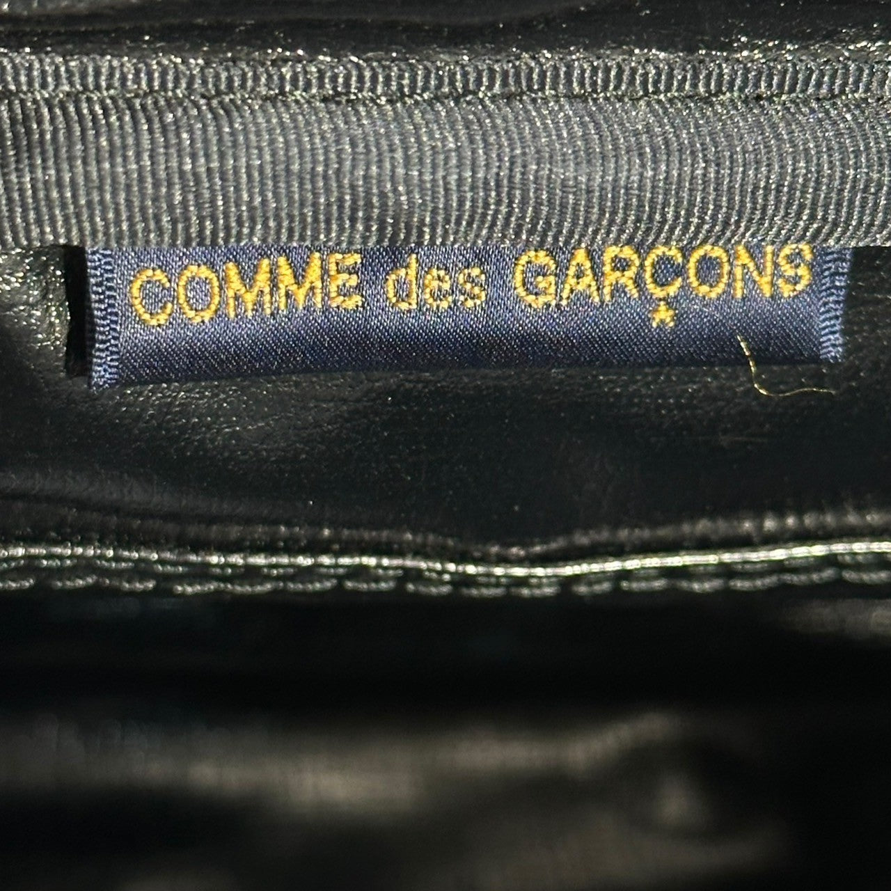 COMME des GARCONS(コムデギャルソン) Old Text Logo Madison bag オールド テキスト ロゴ マディソン バッグ GI-K202 ブラック ハンド アーカイブ