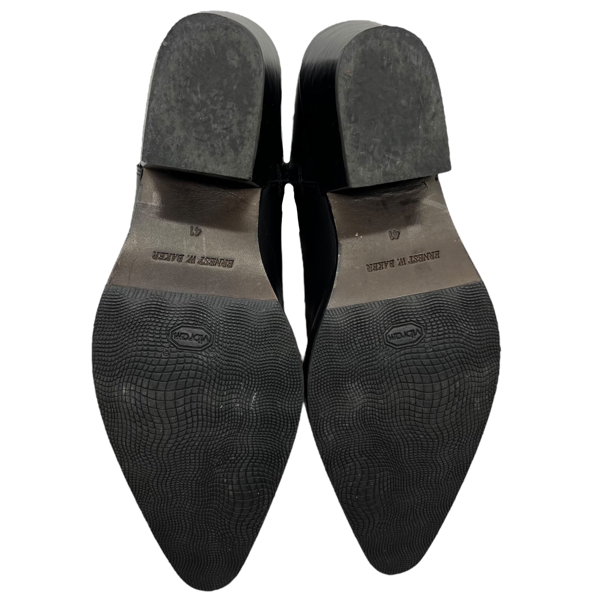 ERNEST W. BAKER(アーネストダブルベーカー) WESTERN BOOTS ウエスタン ブーツ 41(26~26.5cm程度) ブラック COVERRED HEEL