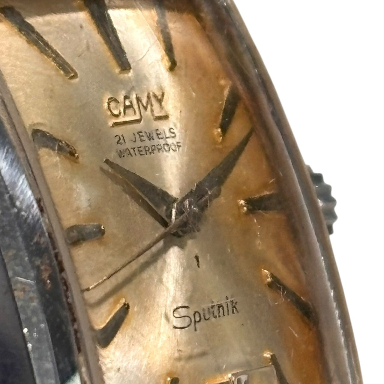 CAMY(キャミー) 60’s Sputnik 21 Jewels Vintage Watch ヴィンテージ ウォッチ 手巻き シルバー 60年代 腕時計