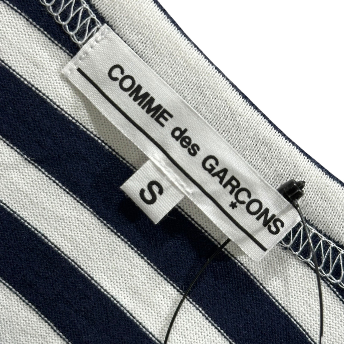COMME des GARCONS(コムデギャルソン) 2009SS Striped L/S T-Shirtボーダー 長袖 カットソー OC-T028 S ホワイト×ネイビー AD2009