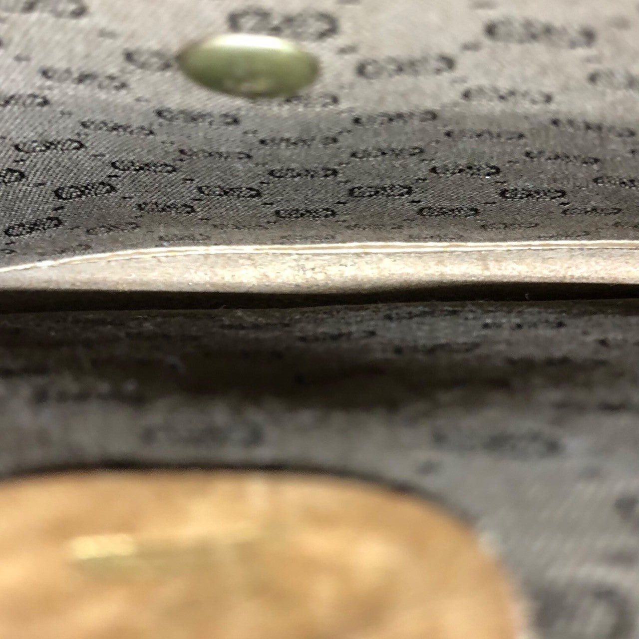 GUCCI(グッチ) 80's GG logo compact chain shoulder bag ロゴ コンパクト チェーン ショルダー バッグ ブラウン OLD GUCCI 80年代 ヴィンテージ