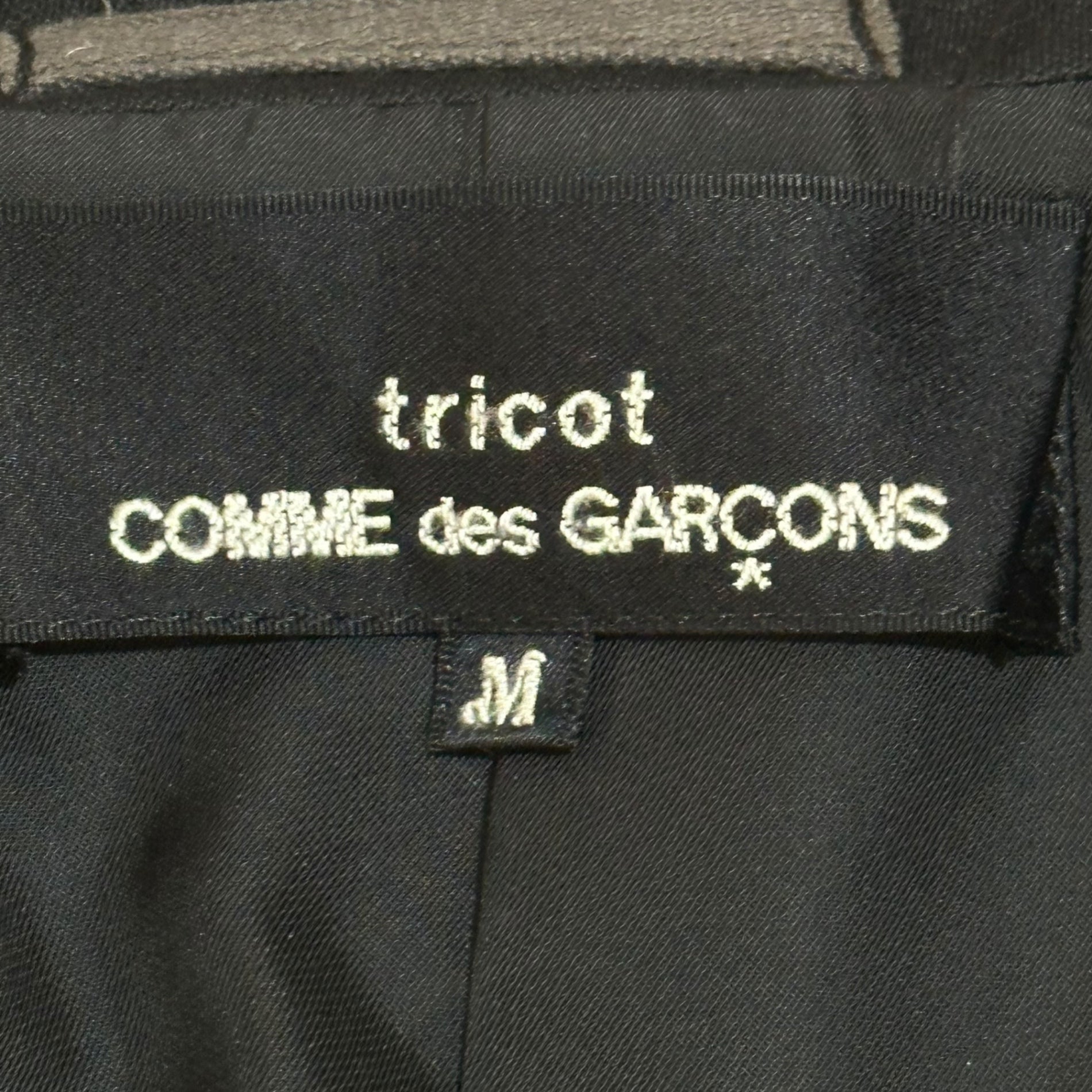 tricot COMME des GARCONS(トリココムデギャルソン) 92AW Wool 3B Tailored Jacket with Anomalous Pocket Design ウール 3B 変則ポケット デザイン テーラード ジャケット TJ-05024M M ブラック AD1992 90's 90年代 アーカイブ