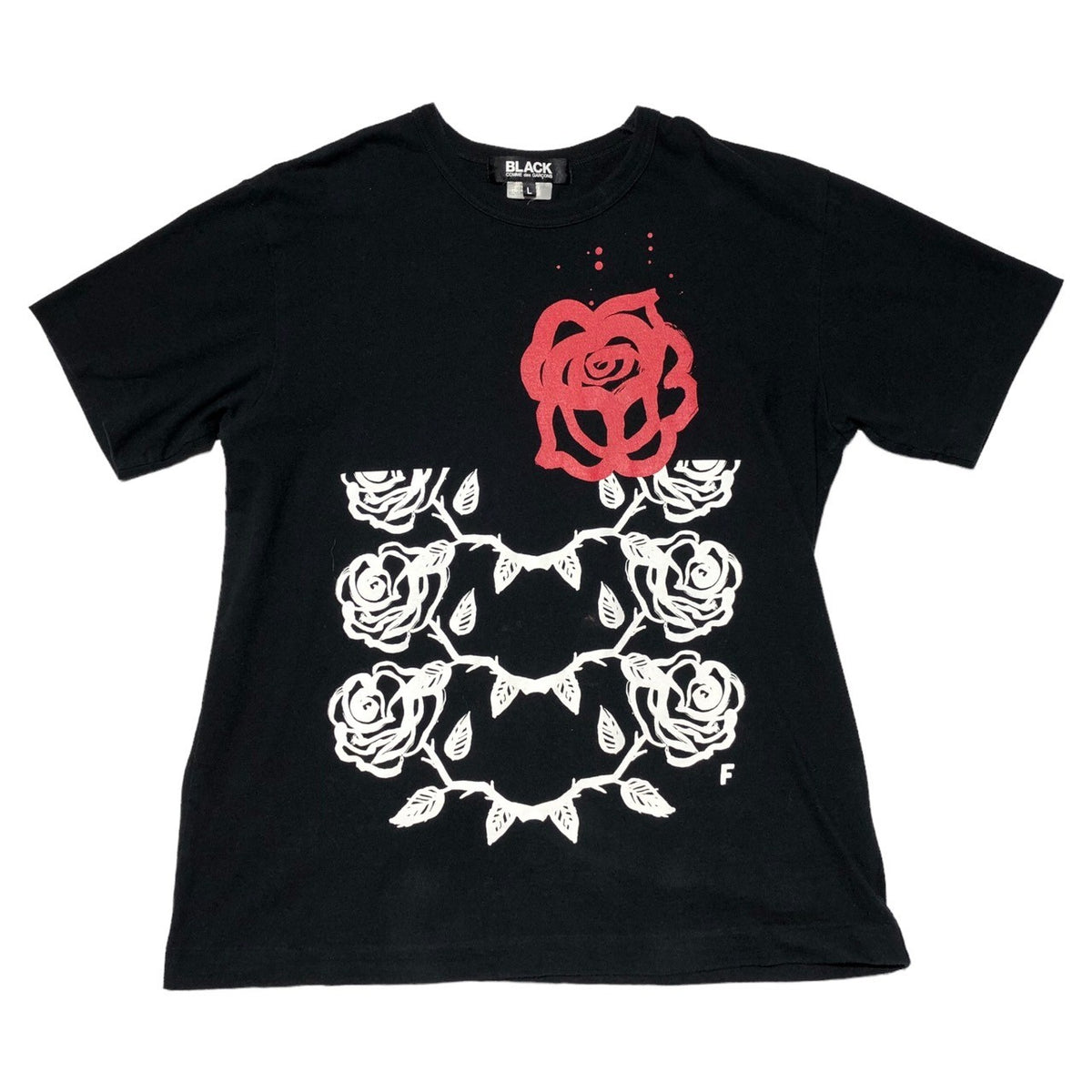 BLACK COMME des GARCONS(ブラックコムデギャルソン) 17AW rose print 