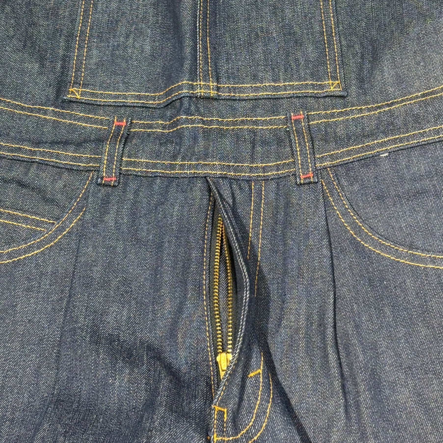 Levi's(リーバイス) 90's USA made Orange Tab Denim overall オレンジタブ デニム オーバーオール 22538-9509 M 38-33 インディゴ 42 TALON USA製 ワイド デッドストック ヴィンテージ 90年代 1995年製