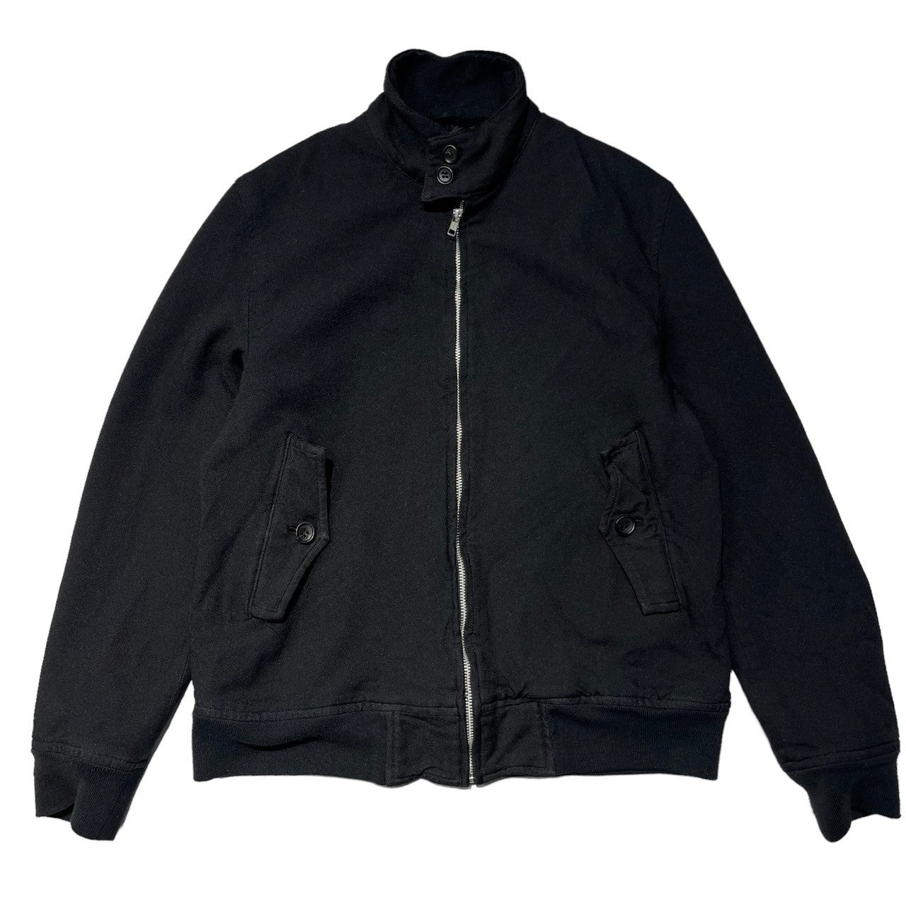 COMME des GARCONS HOMME(コムデギャルソンオム) 09AW Product Dyed Poly Fleece Swing Top 製品染め ポリ縮絨 スイングトップ ブルゾン ジャケット HD-J110 S ブラック AD2009