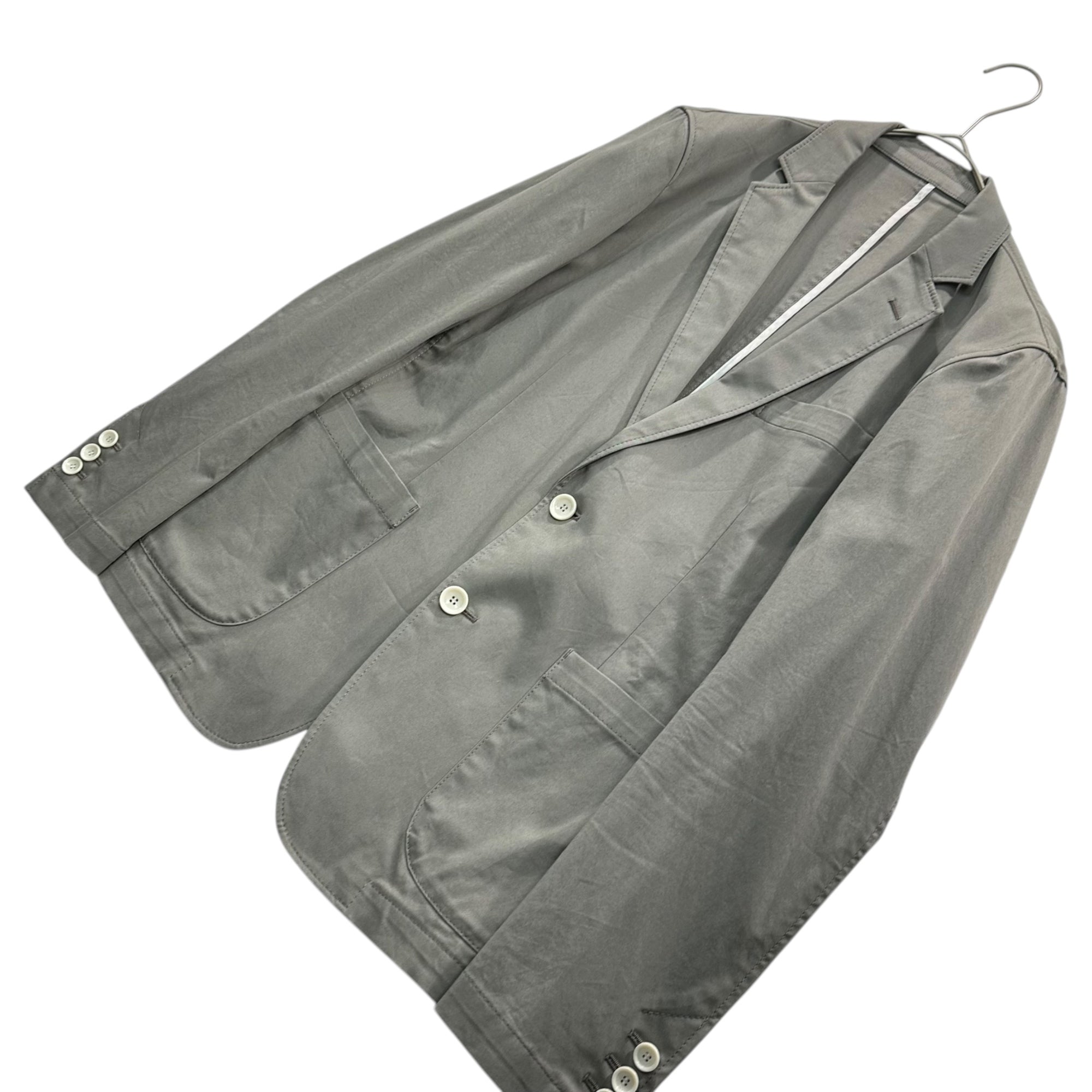 uniform experiment(ユニフォームエクスペリメント) 13SS Cotton-Stretch Casual Tailored Jacket コットン ストレッチ カジュアル テーラード ジャケット UE-130012 2(M程度) グレー