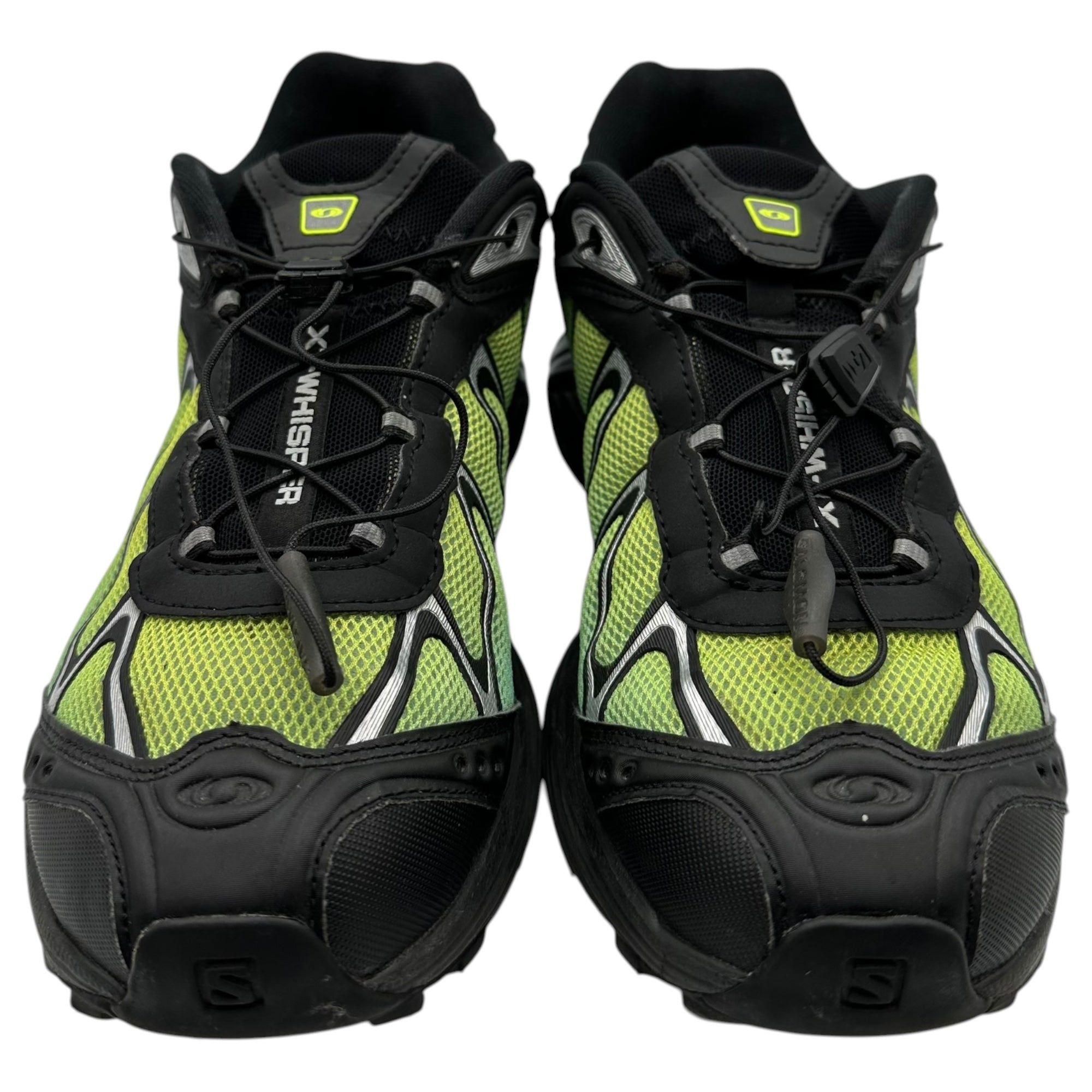 Salomon(サロモン) XT-Whisper Low-top trekking sneakers ウィスパー ローカット トレッキング スニーカー 477616 28 V0 26.0cm ブラック×グリーン