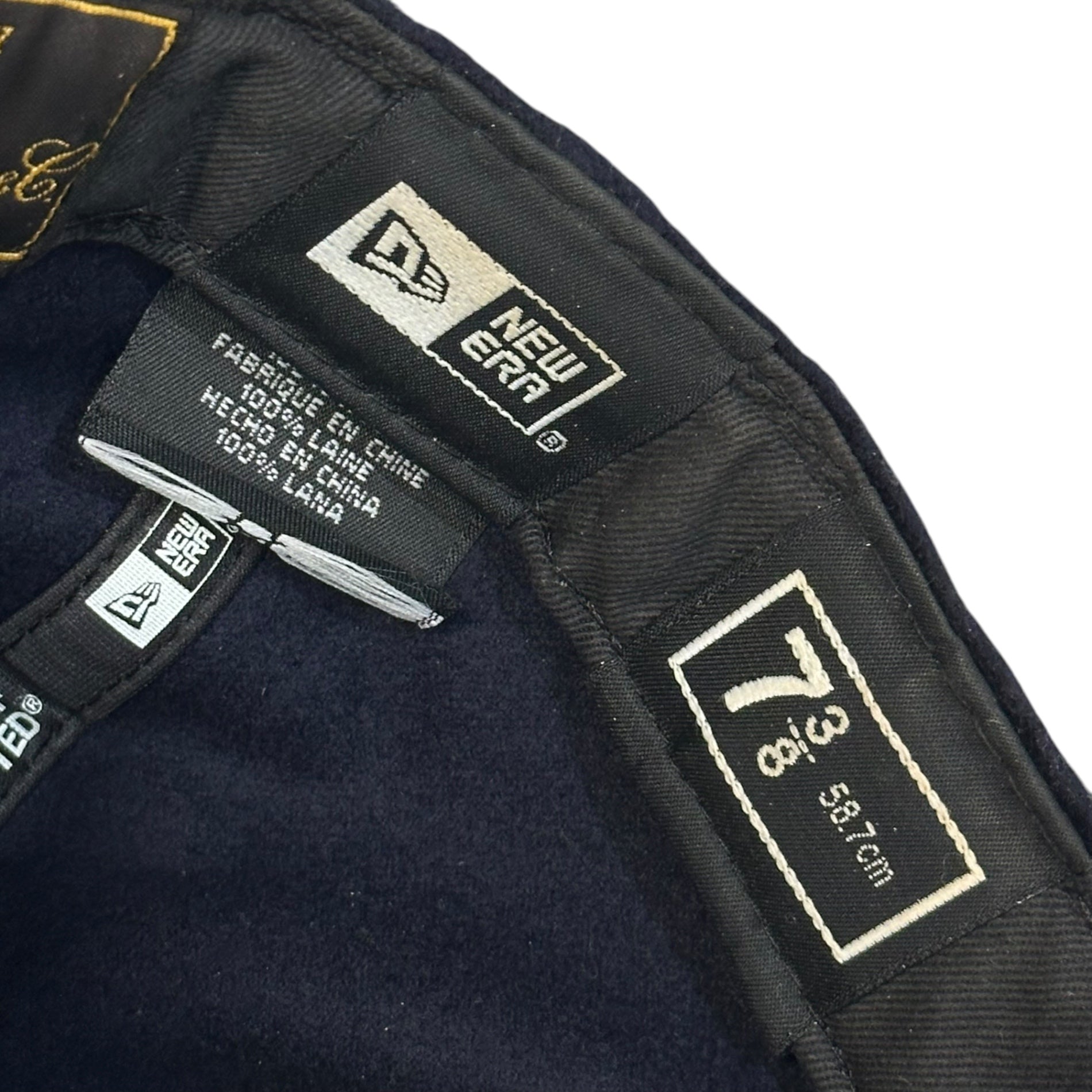 SUPREME×New Era(シュプリーム×ニューエラ) 2011AW ”Loro Piana” BOX LOGO WOOL CAP ロロピアーナ ボックス ロゴ ウール キャップ 7 3/8 ネイビー