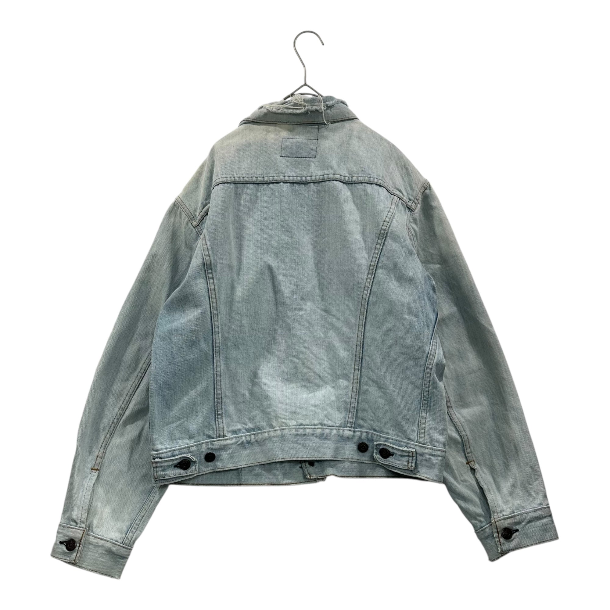 Levi's(リーバイス) 70's 70505 4th USA made Tracker Denim Jacket トラッカー デニム ジャケット (42~44程度) ライトインディゴ 70年代 ボタン裏524 small e ヴィンテージ ビッグサイズ