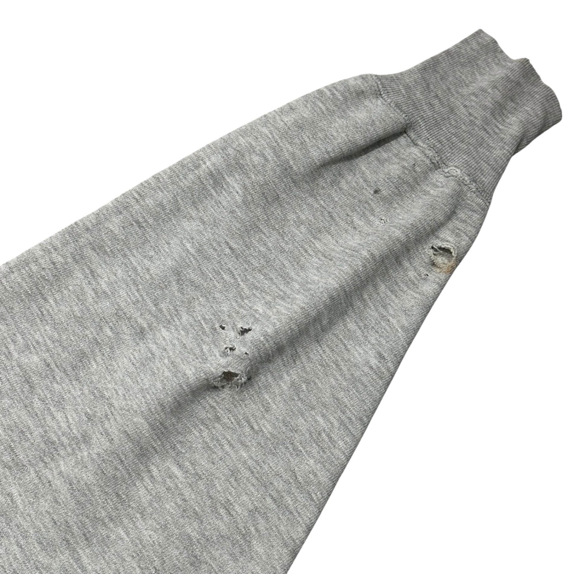 Champion(チャンピオン) 90's ”BOSTON UNIVERSITY 14 HOCKEY” Reverse Weave Sweatshirt リバースウィーブ スウェット XL ライトグレー 90年代 刺繍タグ BOLO ボロ ヴィンテージ