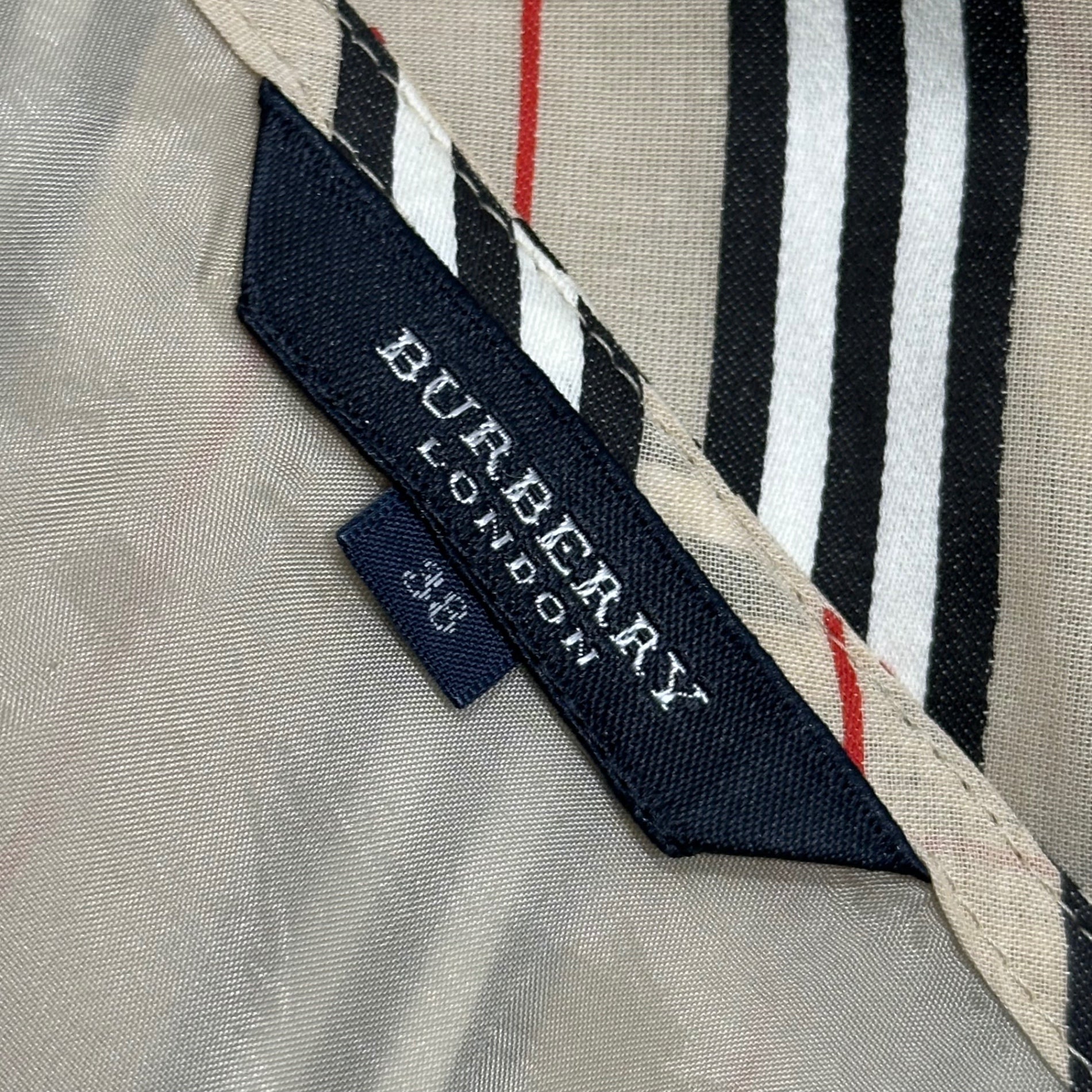 BURBERRY LONDON(バーバリーロンドン) Striped Maxi Skirt ストライプ ロング スカート FXA76-008 38 ベージュ
