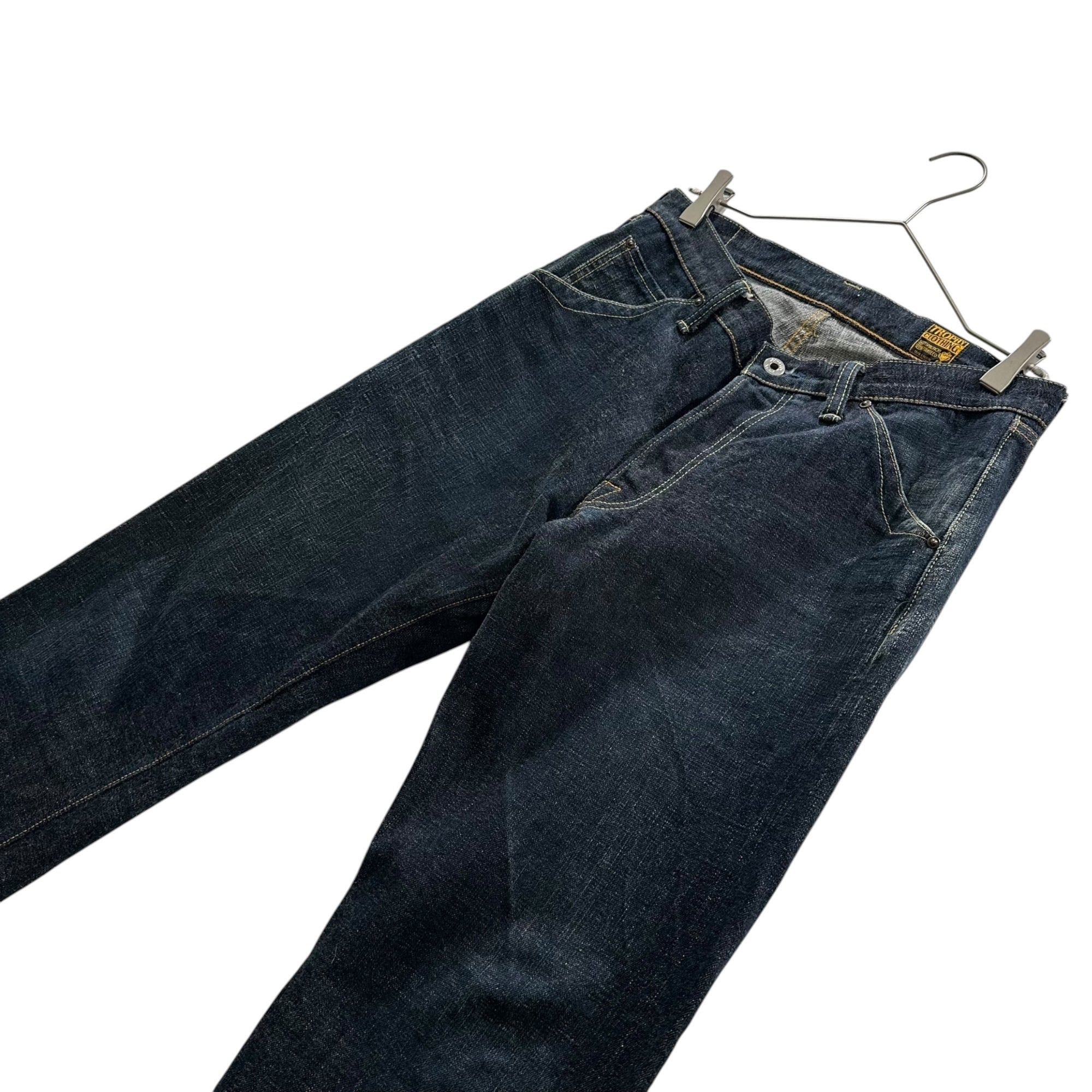 TROPHY CLOTHING(トロフィークロージング) 1605 Standard Dirt Denim スタンダード ダート デニム パンツ 31 インディゴ セルビッチ 赤耳