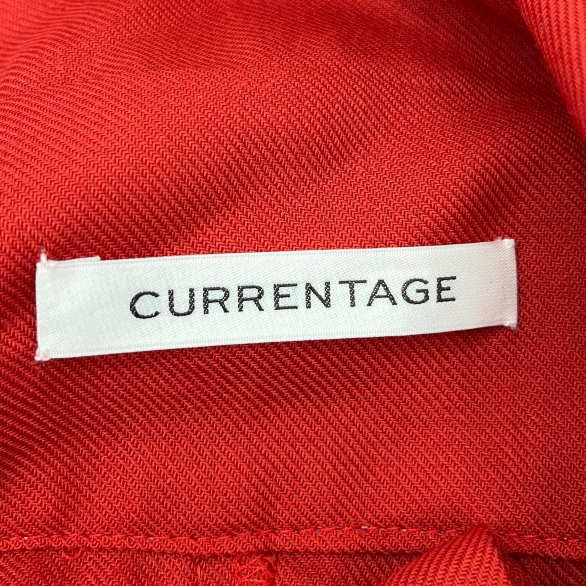 CURREN TAGE(カレンテージ) ベルト付き プリーツ ロング ワンピース A2593FA FREE レッド