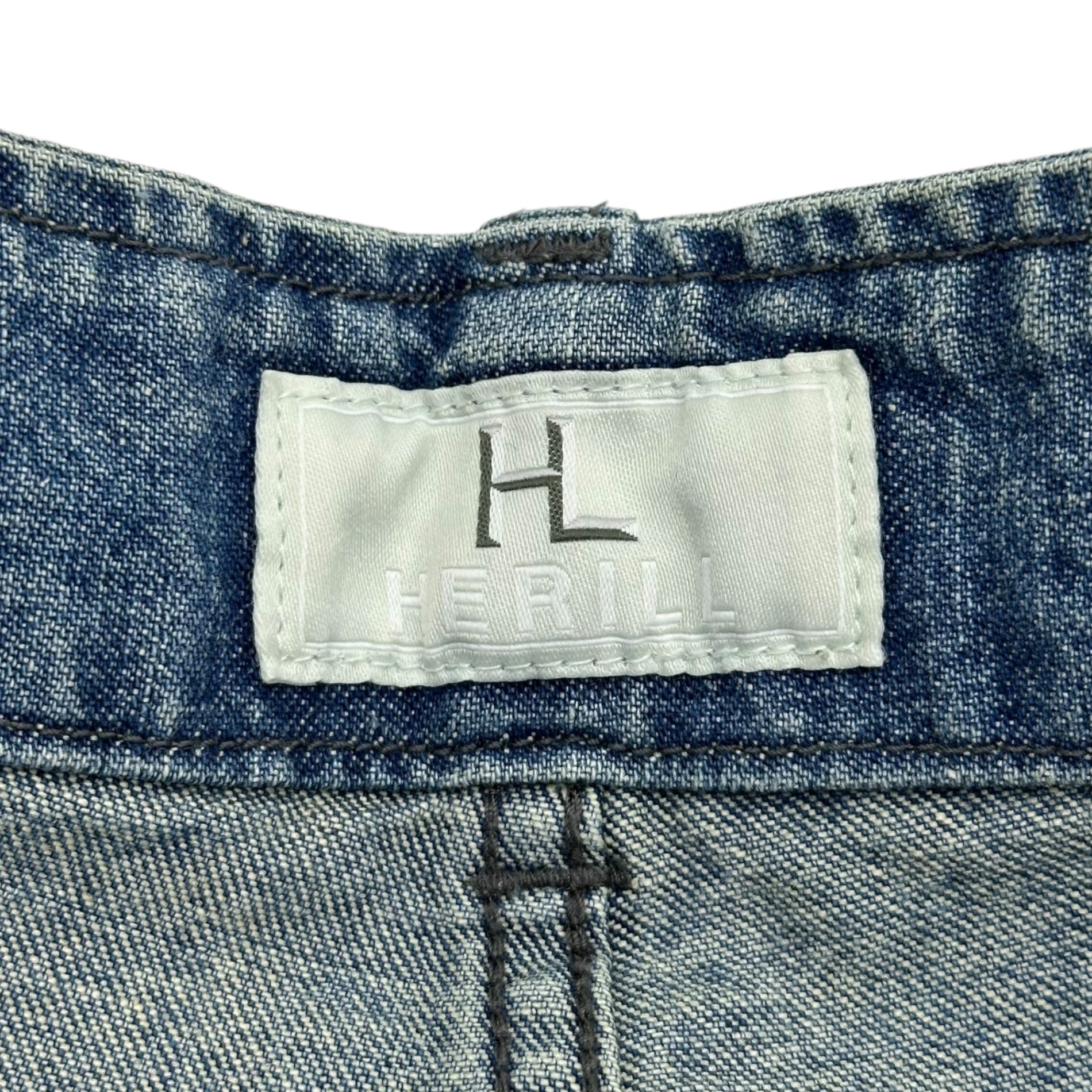 HERILL(ヘリル) Nepdenim M44 Trousers ネップデニム M44 トラウザーズ 23-030-HL-8080-1 1 ライトインディゴ ワイド カーゴ パンツ