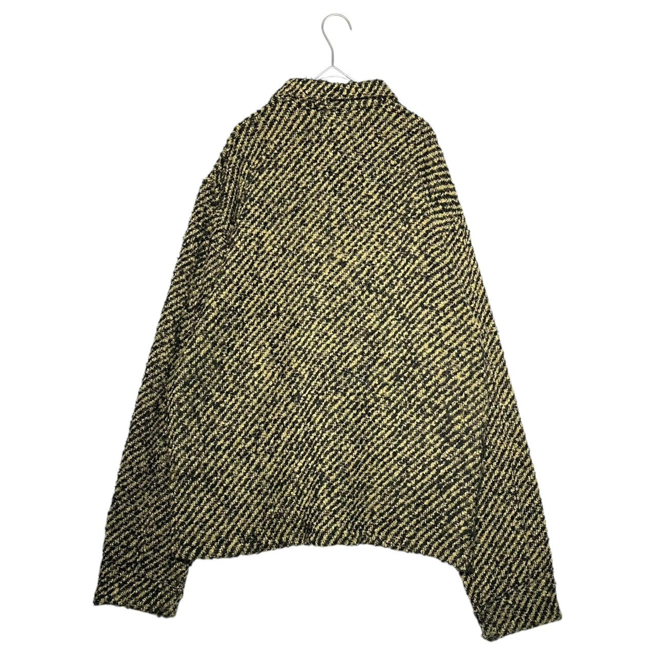 OUR LEGACY(アワーレガシー) 21AW ARCHIVE BOX JACKET アーカイブ ボックス ジャケット M4211ABB 46 イエロー×ブラック ウール ツイード