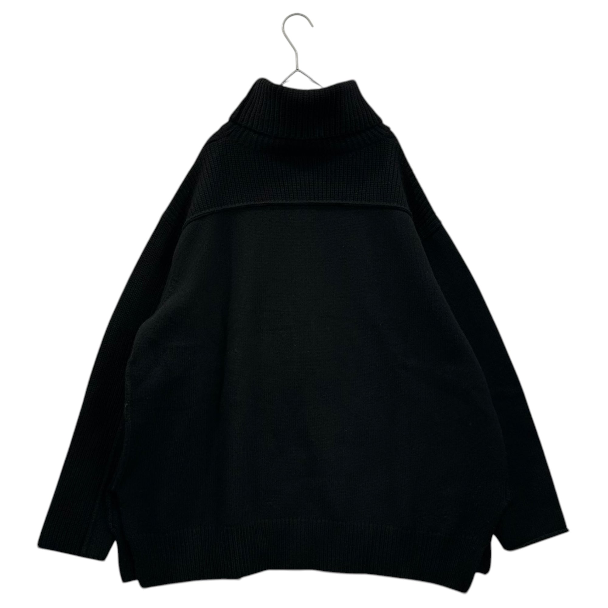 The Viridi-anne(ザヴィリディアン) 20AW Pocketed Turtleneck Sweater ポケット付 タートルネック ニット VI-3270-07 1 ブラック