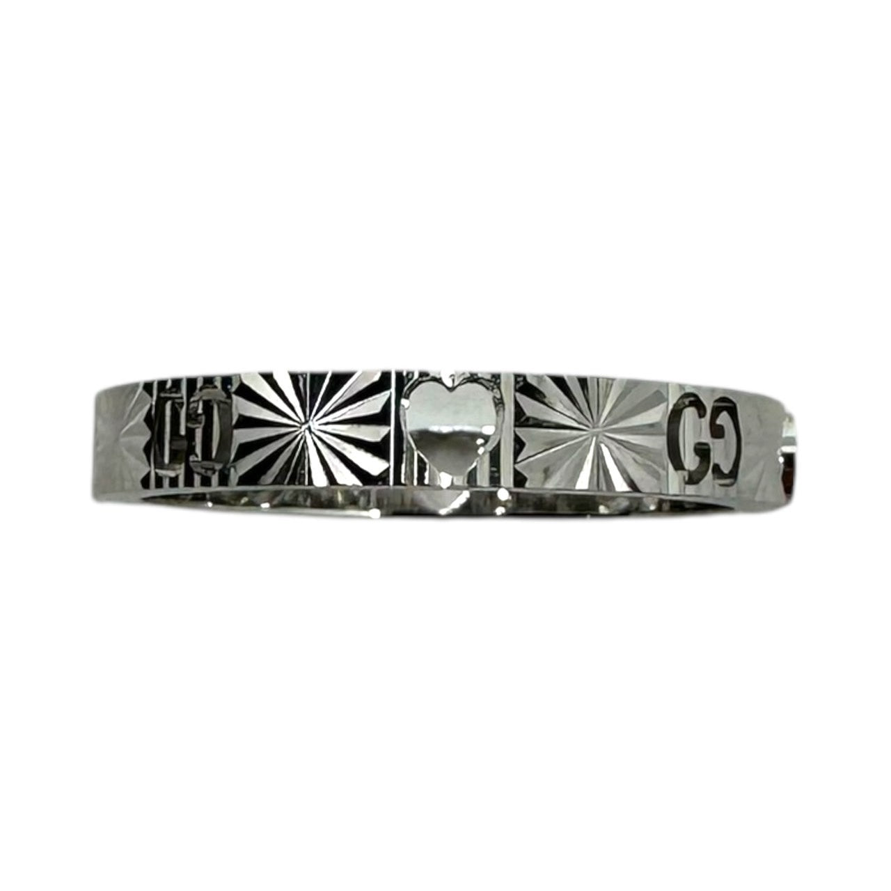 GUCCI(グッチ) K18 white gold icon ring K18 ホワイトゴールド アイコン リング 14号 ホワイトゴールド