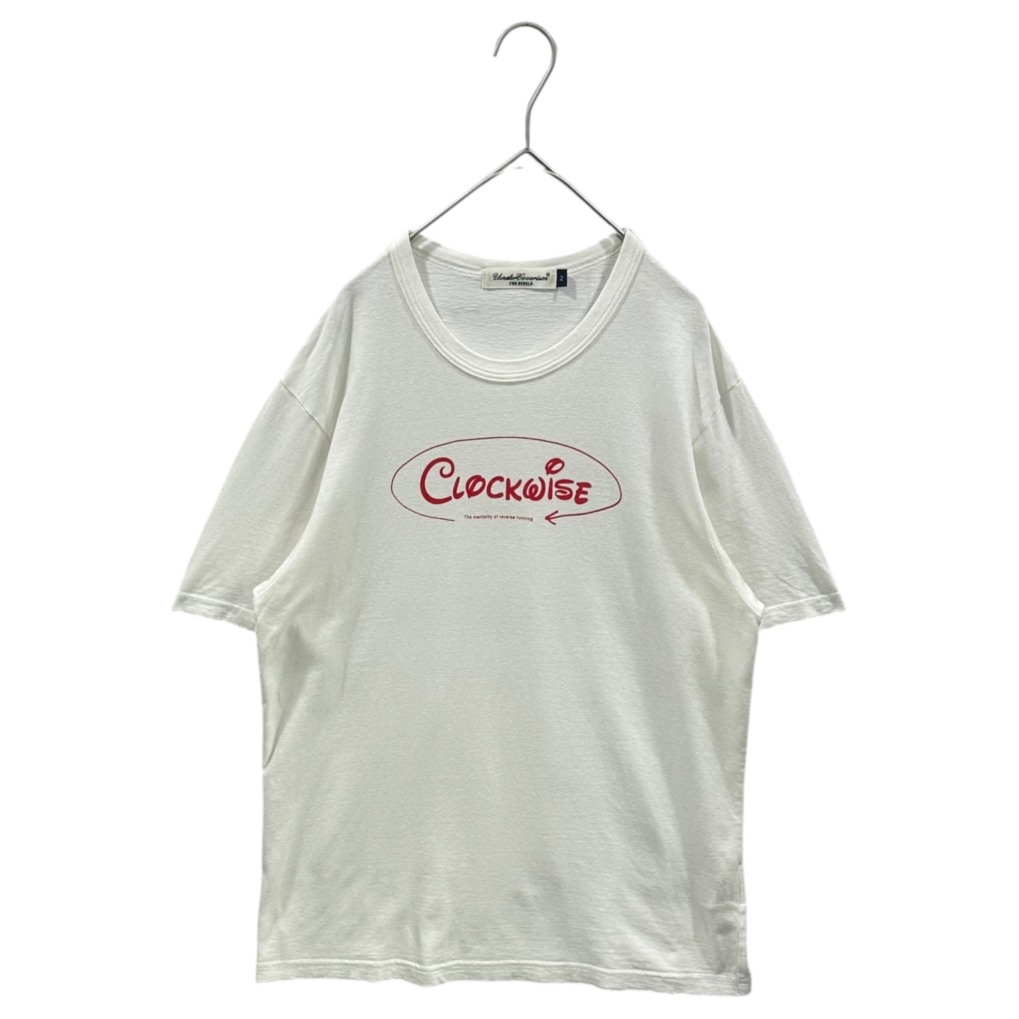 UNDERCOVERISM(アンダーカバイズム) ”Clockwise” Tee 時計回り Tシャツ 2 ホワイト