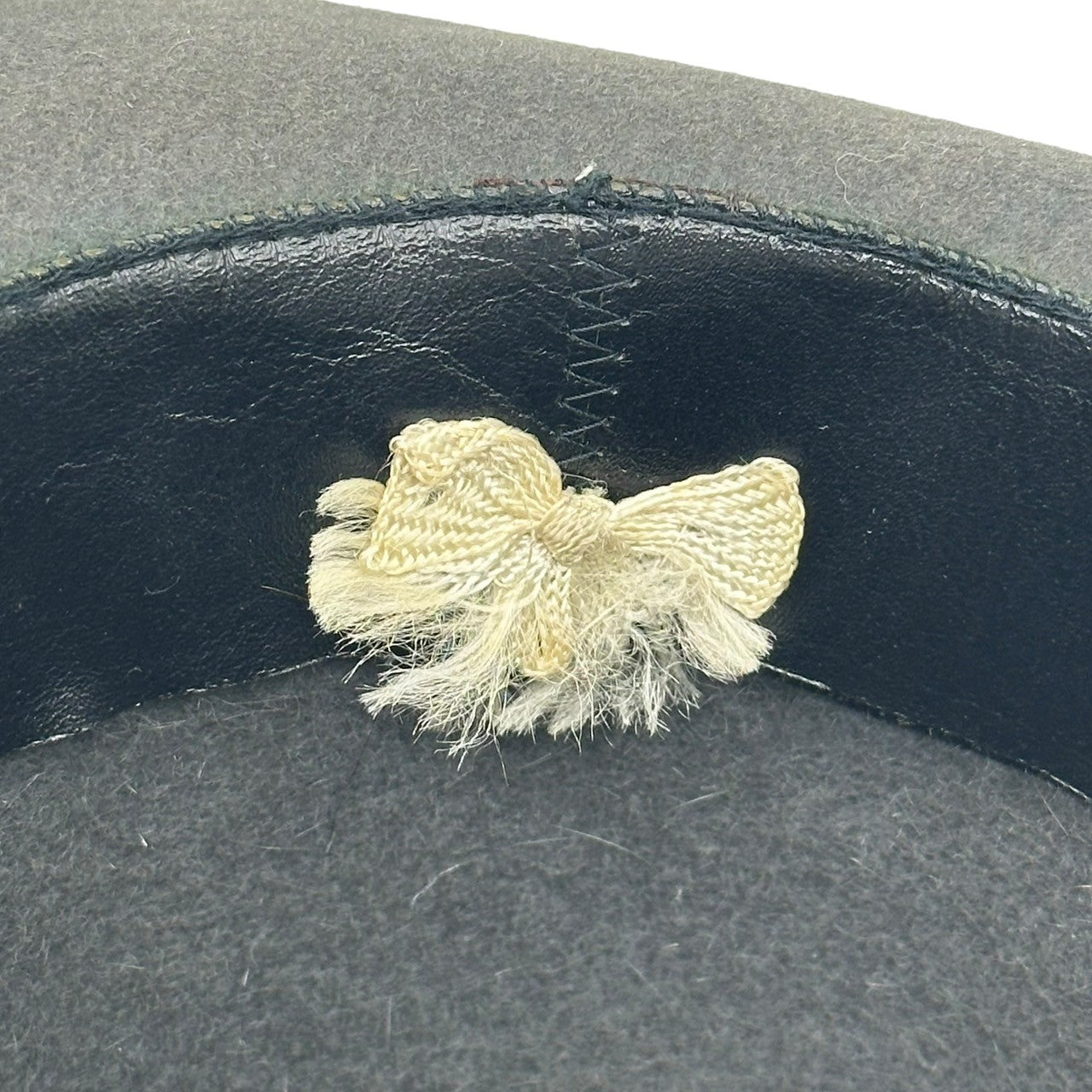 Borsalino(ボルサリーノ) Wool Medium Fold Over Hat 中折れ ハット グレー ウール 帽子