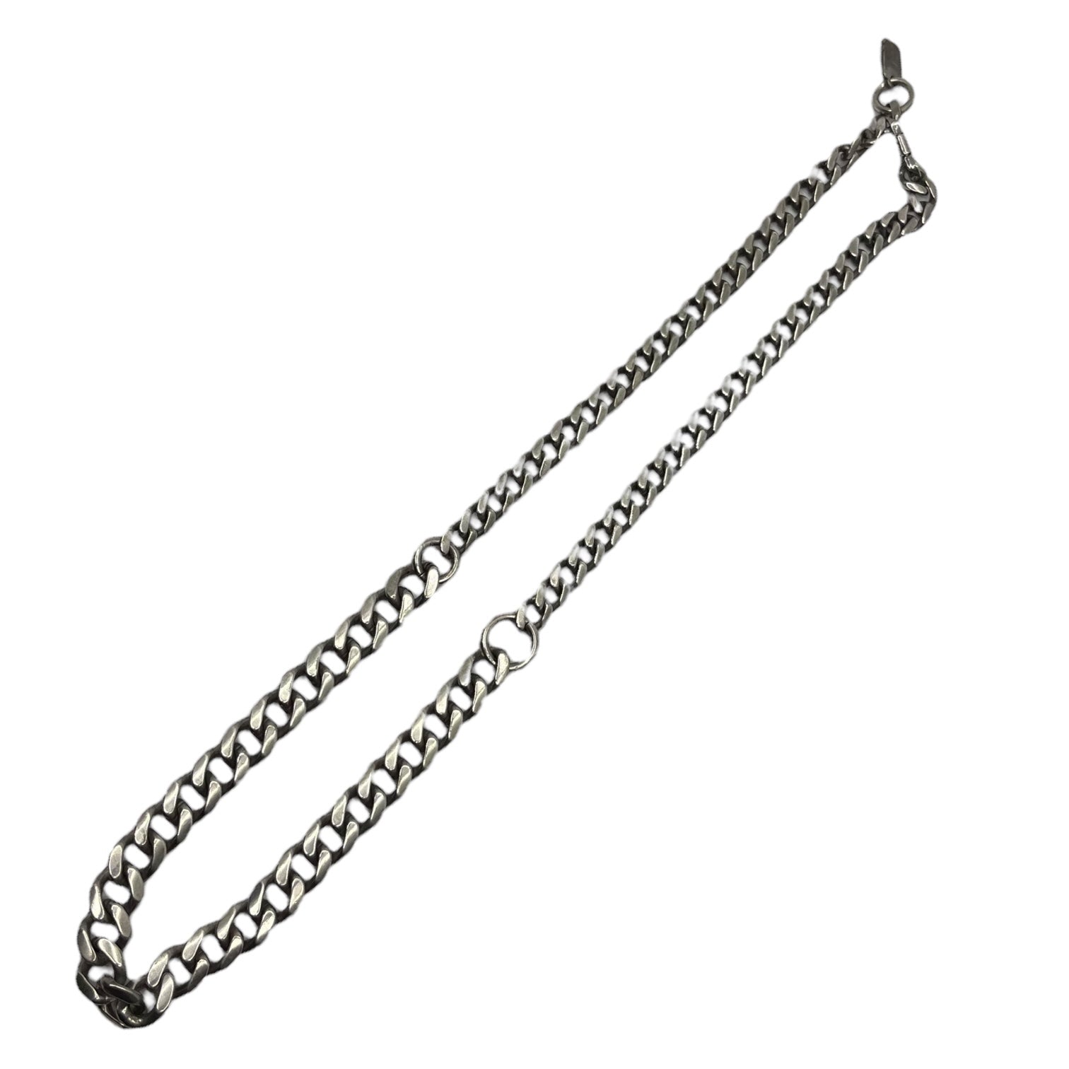 BABEL(バベル) 著名人着用 モデル 喜平 チェーン ネックレス 2連 BL1801010 & BL1801009 シルバー メンズ グラデーション 太め 幅太 真鍮 シルバー コーティング ロック バンド パンク