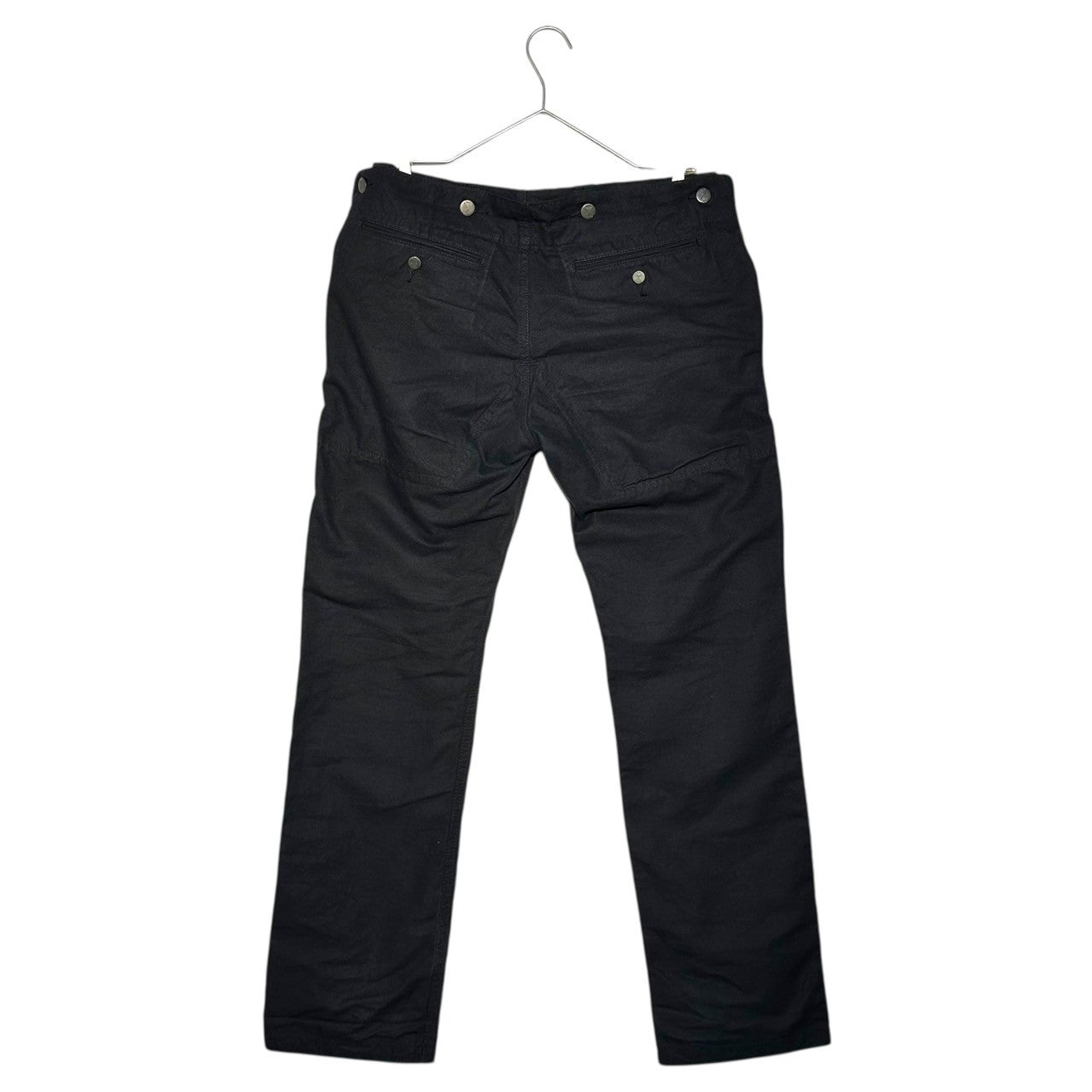FINAL HOME(ファイナルホーム) 08's Waist Layered Type Cotton Straight Pants ウエスト レイヤード タイプ コットン ストレート パンツ FH81FF027 S ネイビー