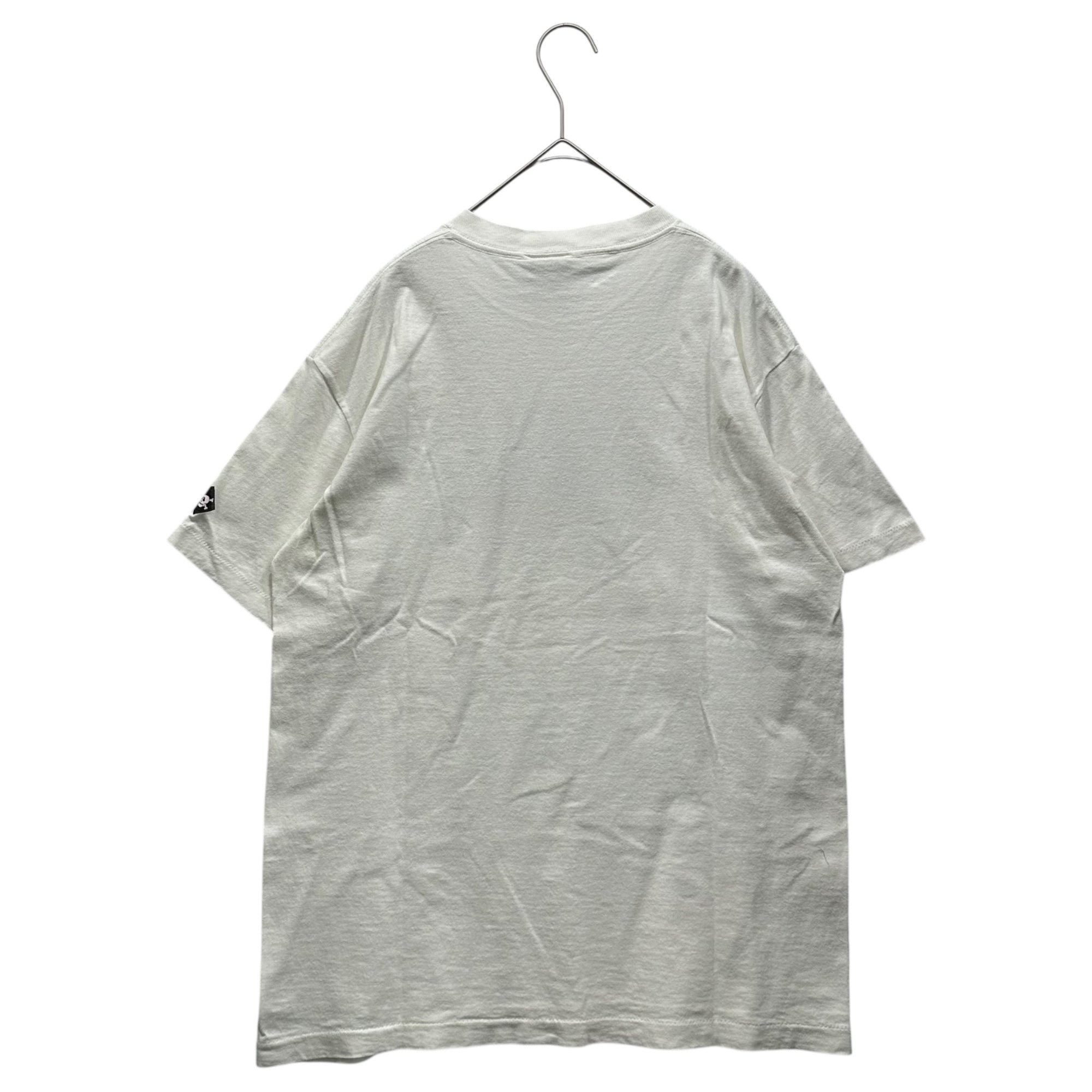 STUSSY(ステューシー) 90's USA made Global Logo Tee グラフィック ロゴ プリント Tシャツ M ホワイト 紺タグ 90年代 OLD ヴィンテージ