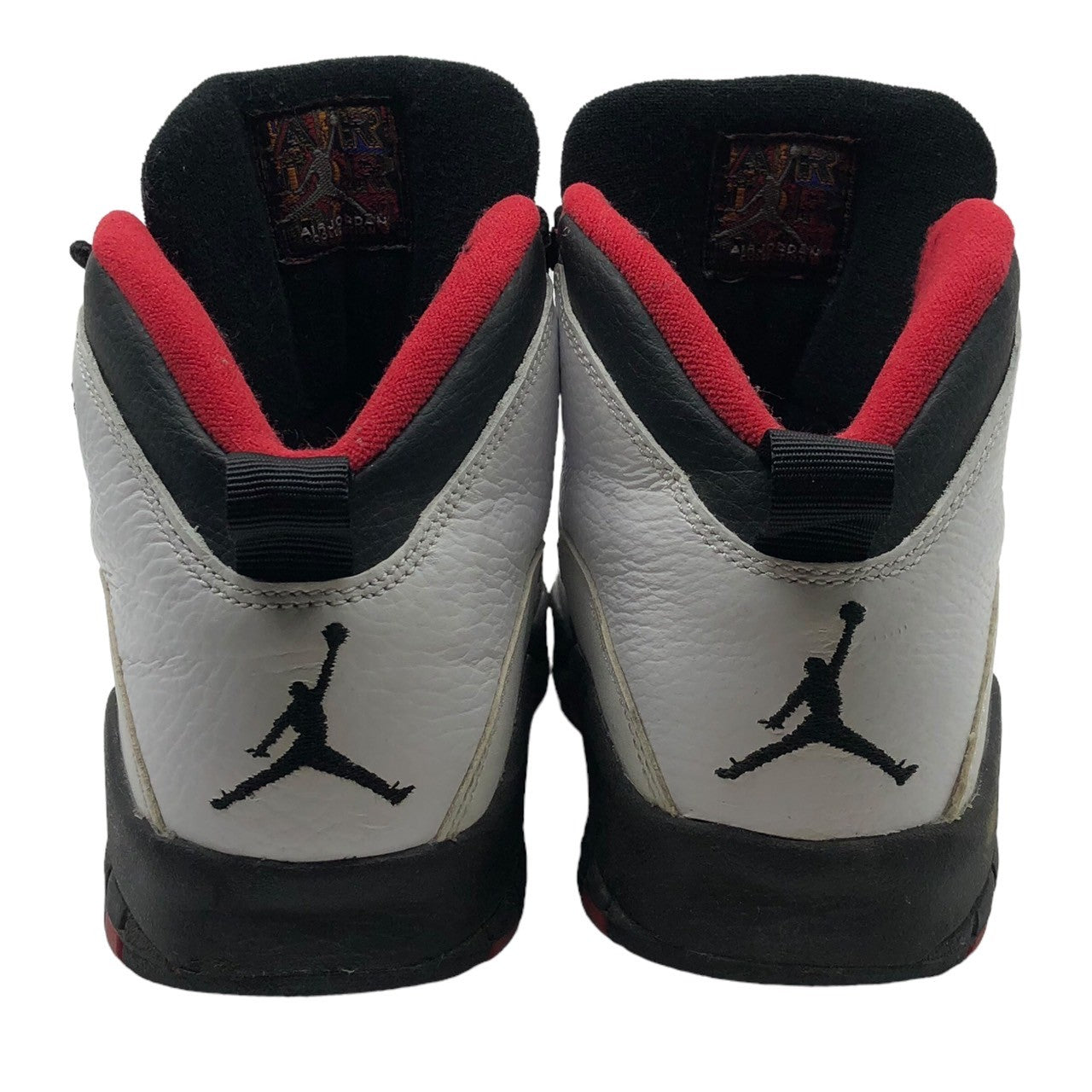 NIKE(ナイキ) AIR JORDAN 10 RETRO BG エアジョーダン 10 レトロ ハイカット スニーカー 310806-102 24.5cm ホワイト×ブラック×レッド