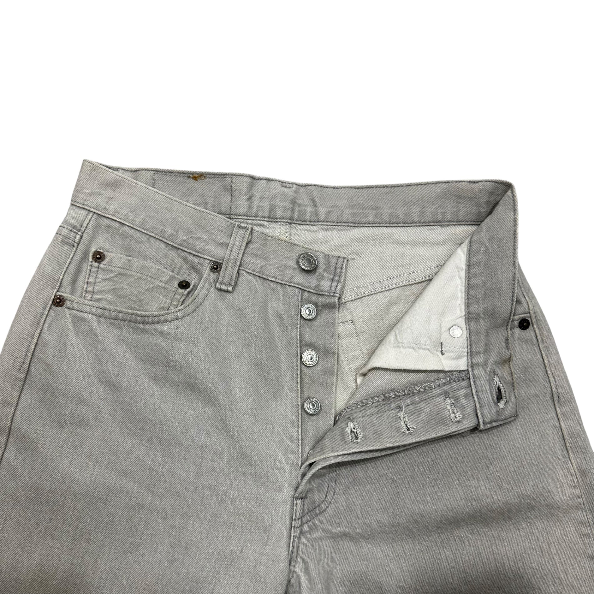 Levi's(リーバイス) 1985's GRAY JEANS グレー ストレート デニム パンツ 501-0657 W29 L32 ライトグレー 80's 80年代 ヴィンテージ